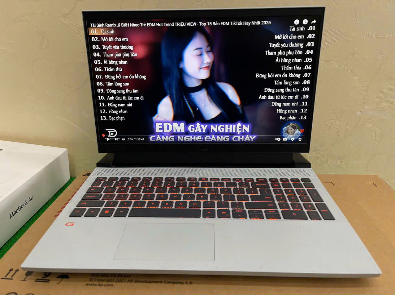 LAPTOP Dell G15 5525 gaming - Hình ảnh 5