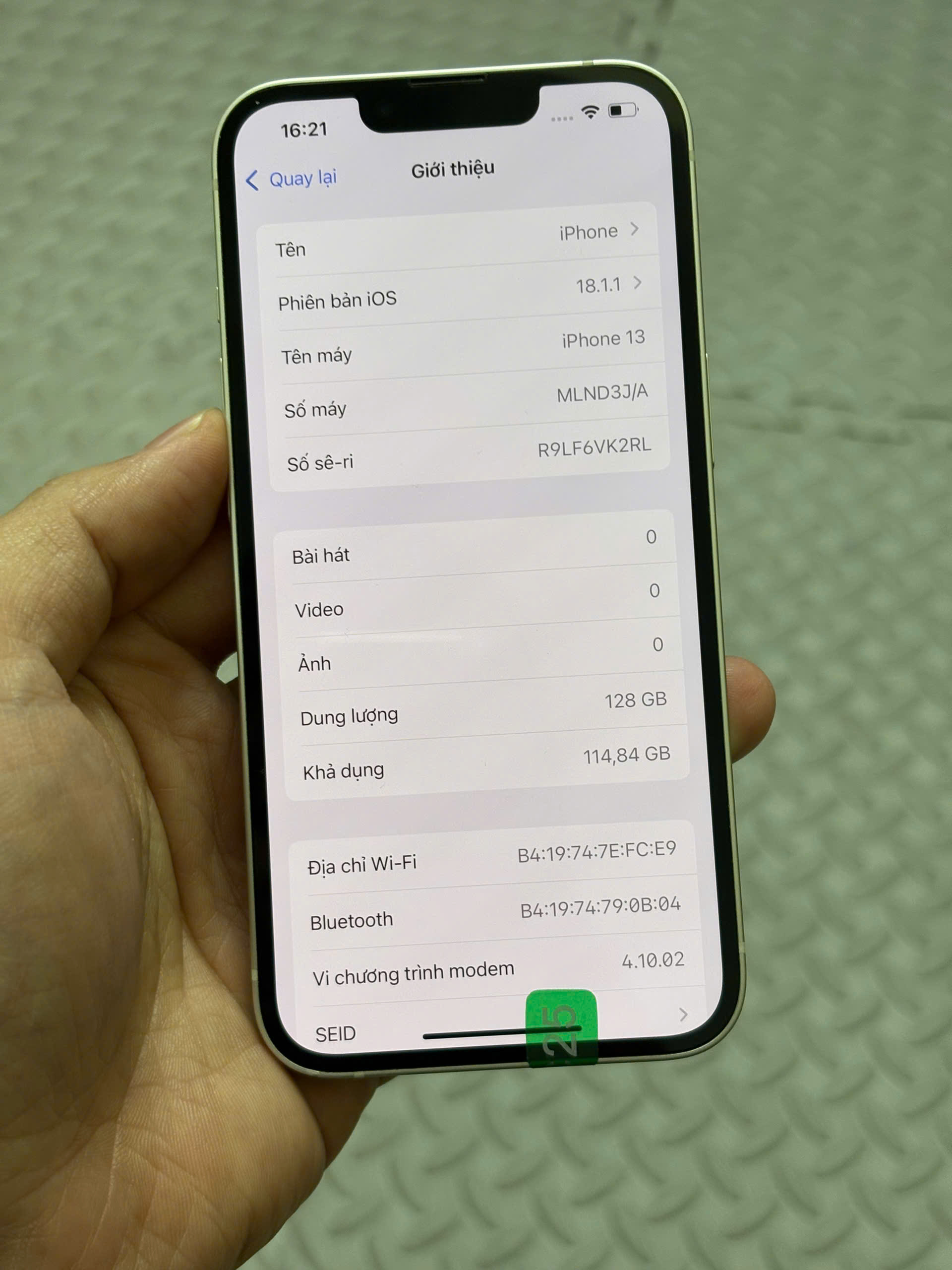 ĐIỆN THOẠI 13 128GB - Hình ảnh 5
