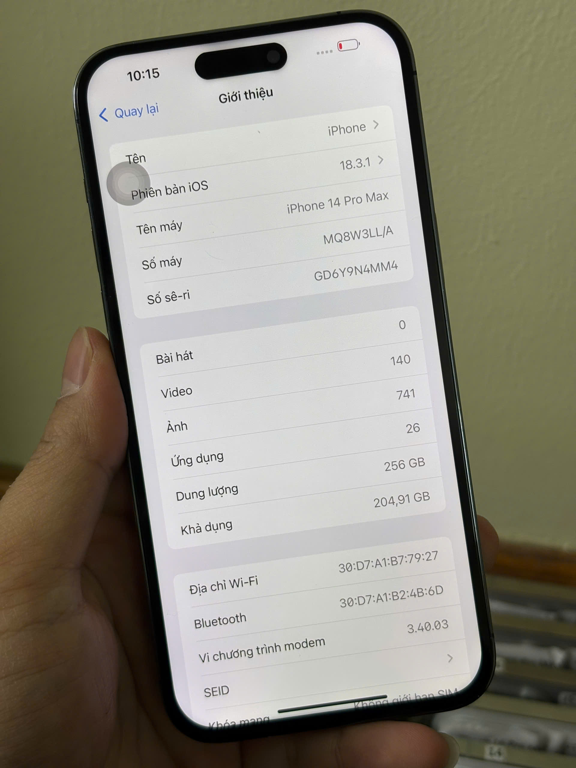 ĐIỆN THOẠI 14PRM 256GB - Hình ảnh 6
