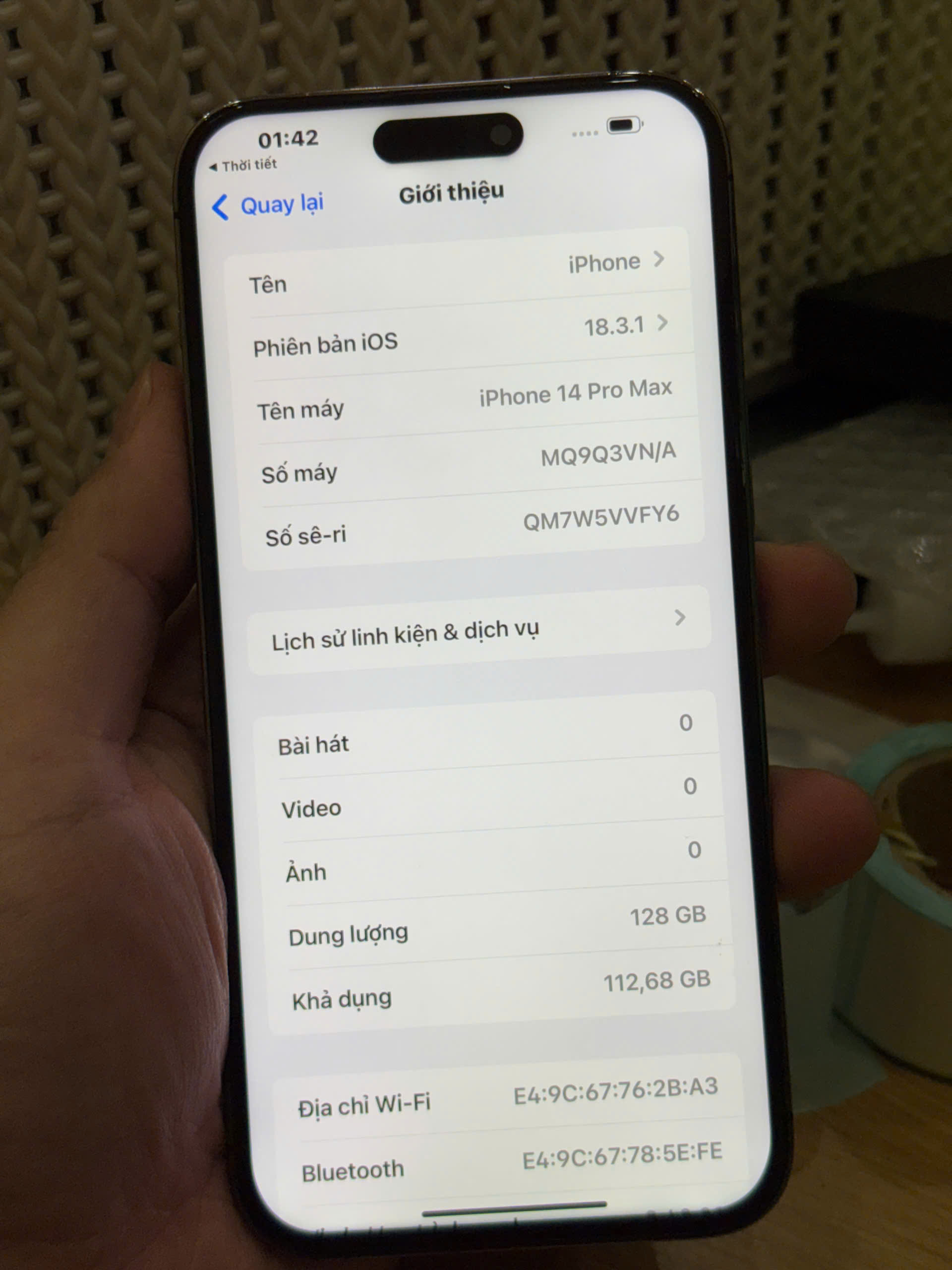 ĐIỆN THOẠI IPHONE 14PRM 128GB VN - Hình ảnh 3