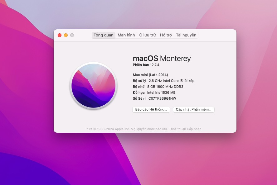 MAC MINI 2014 I5 - Hình ảnh 4