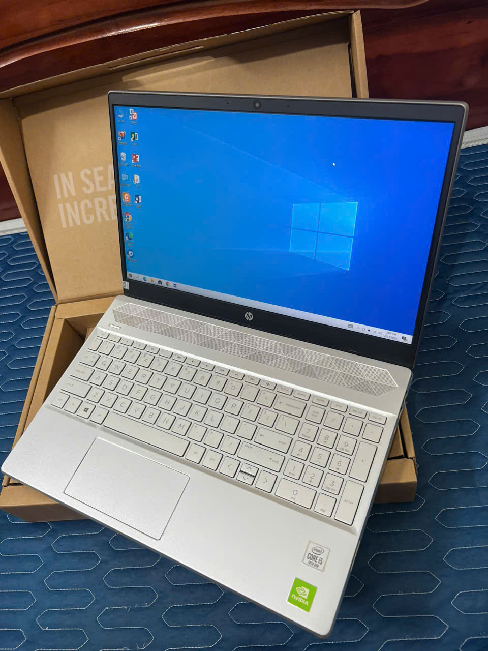 LAPTOP HP pavilion laptop 15-cs3xxx card rời, vỏ nhôm mát lạnh - Hình ảnh 5