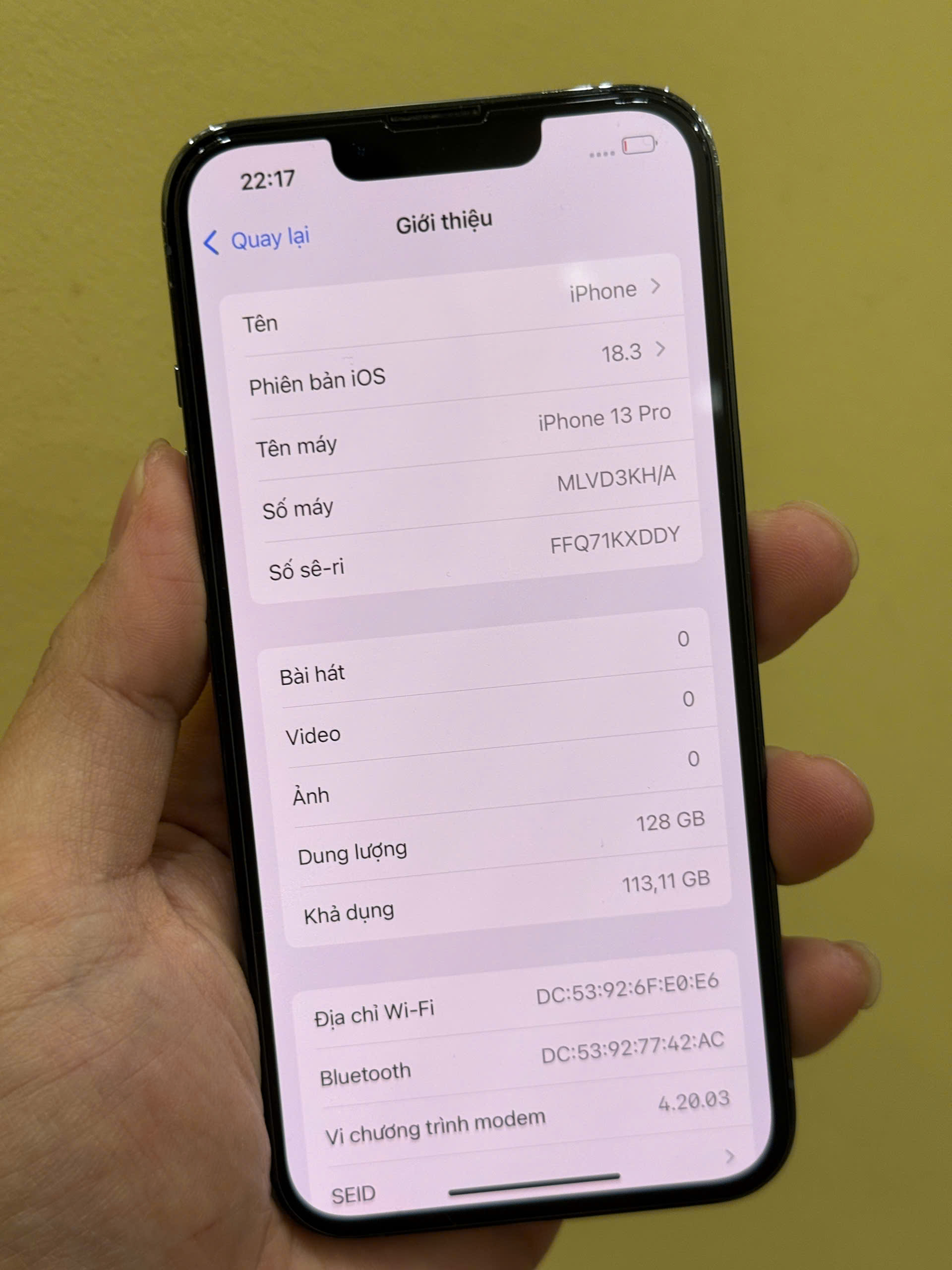 ĐIỆN THOẠI IPHONE 13PRO 128GB - Hình ảnh 4