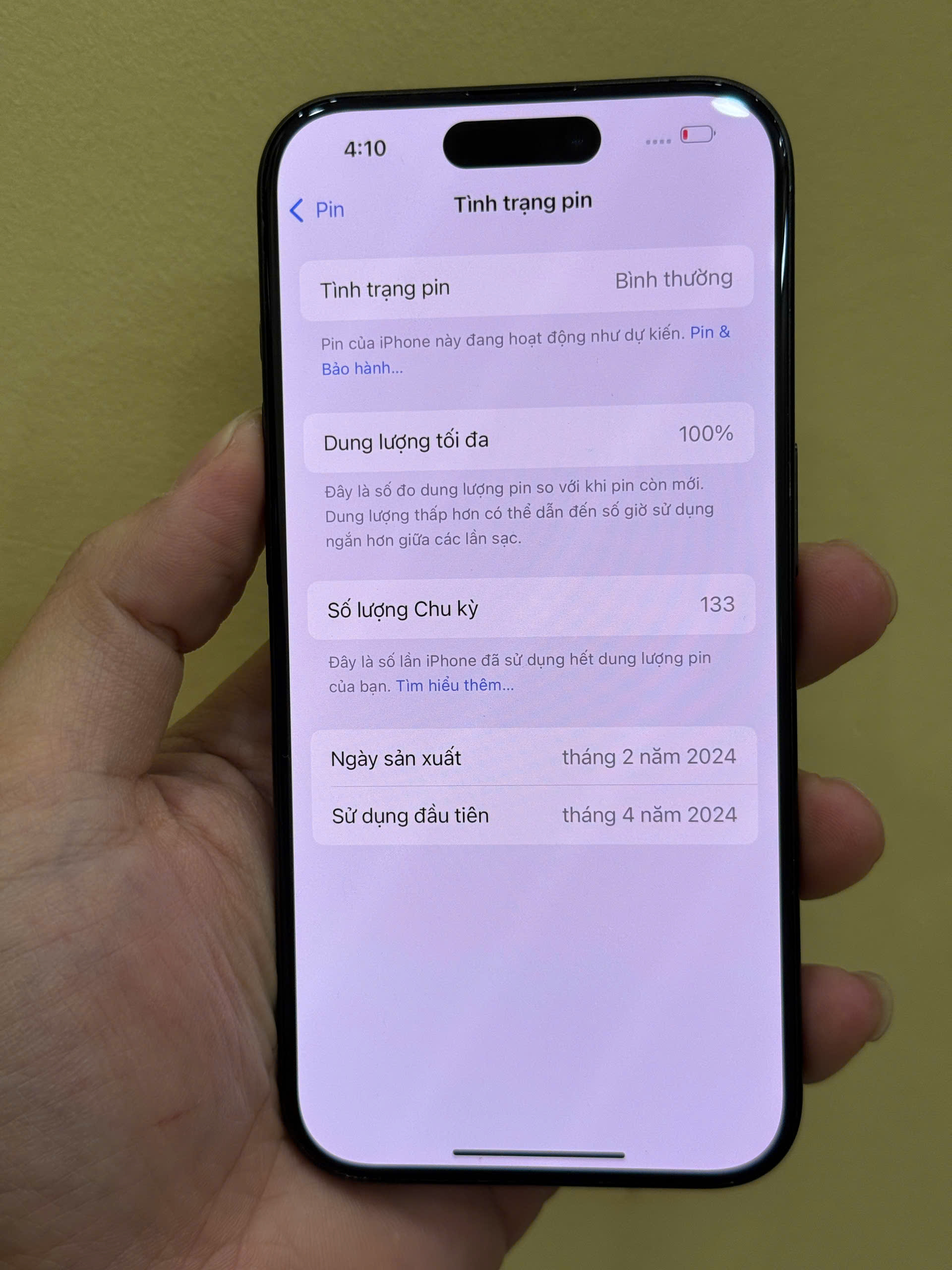 ĐIỆN THOẠI IPHONE 15 PRO 128GB - Hình ảnh 5