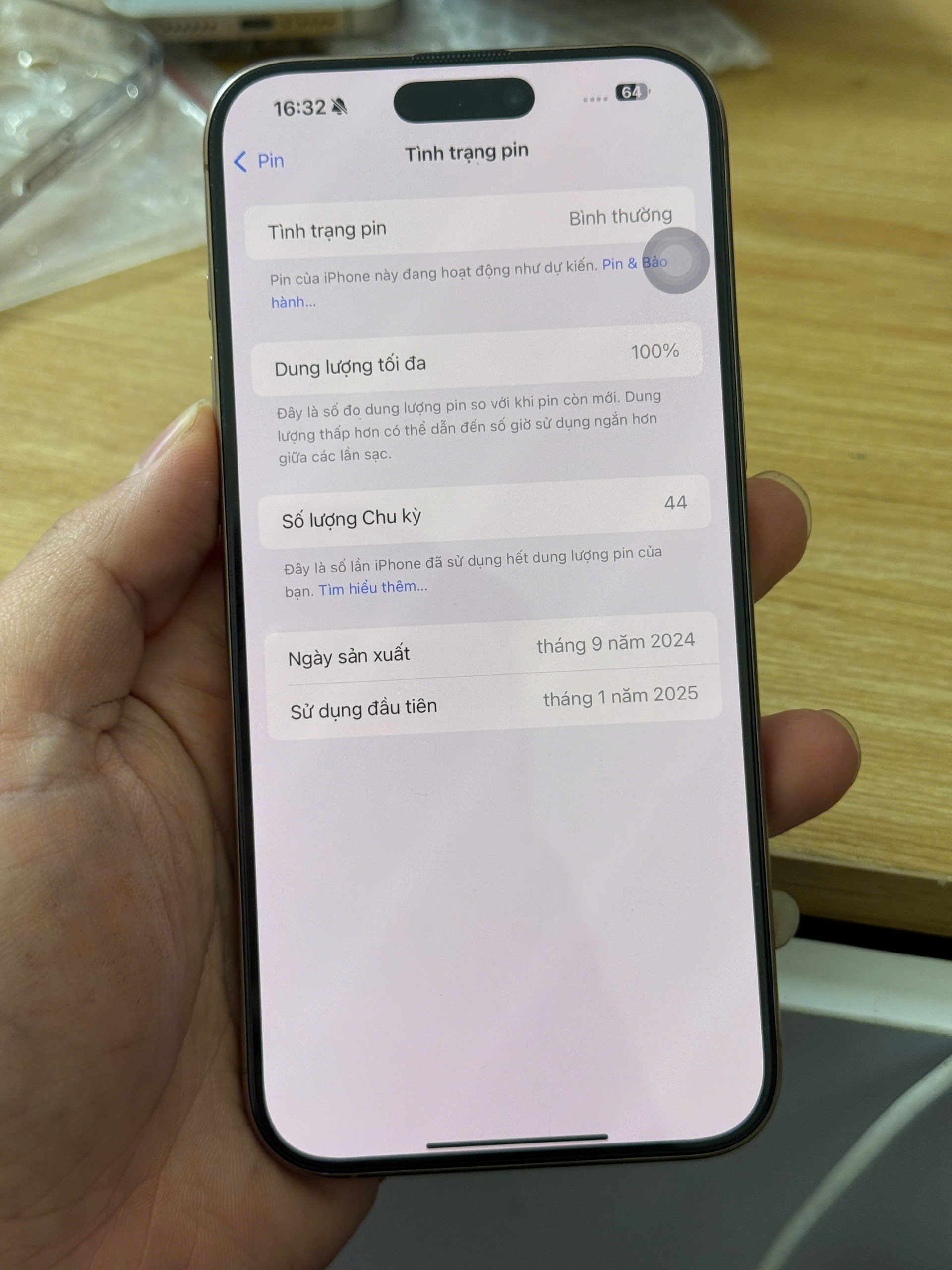 ĐIỆN THOẠI IPHONE 16PRM 256GB lock - Hình ảnh 2