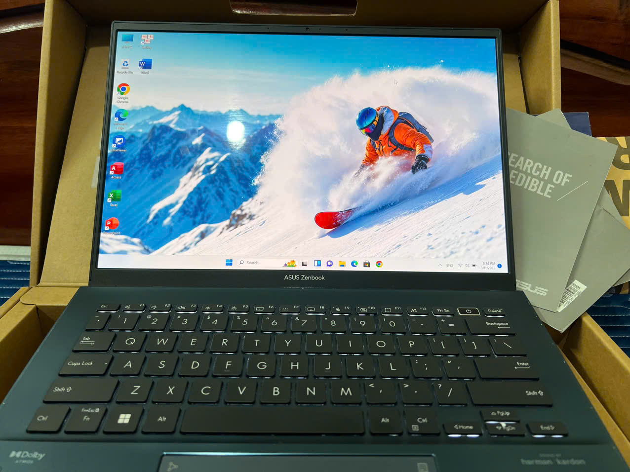 LAPTOP Asus Zenbook UX3402Za Hàng chính hãng vỏ nhôm bản Ram 16gb dùng siêu ngon - Hình ảnh 5