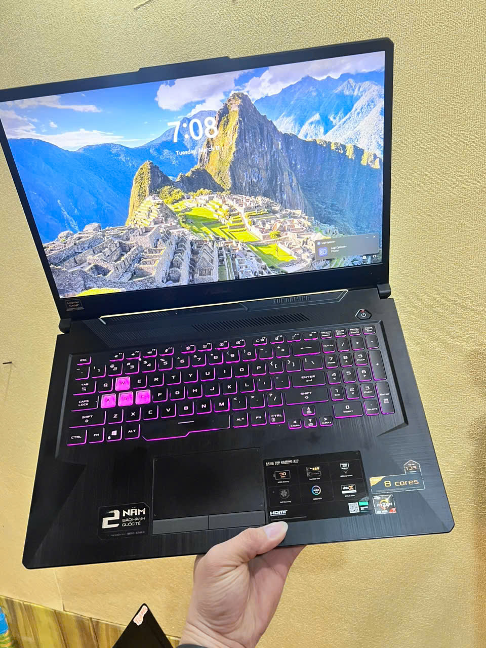 LAPTOP Asus TUF Gaming F17 FA706 - Hình ảnh 5