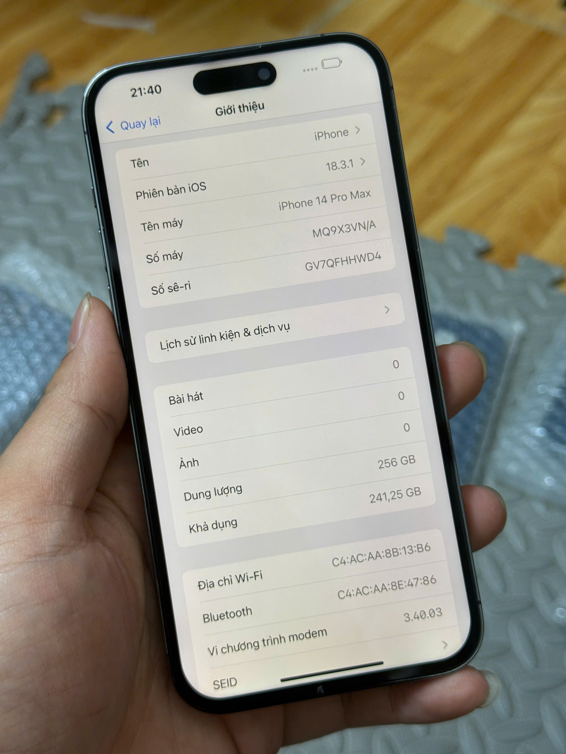 ĐIỆN THOẠI IPHONE 14PRM 256GB - Hình ảnh 3
