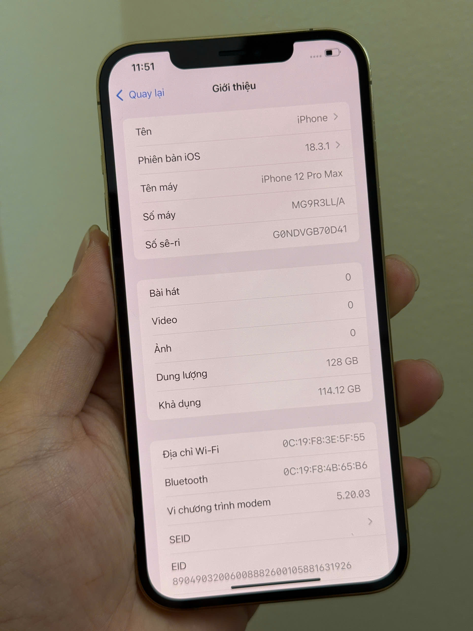 ĐIỆN THOẠI IPHONE 12PRM 128GB - Hình ảnh 5