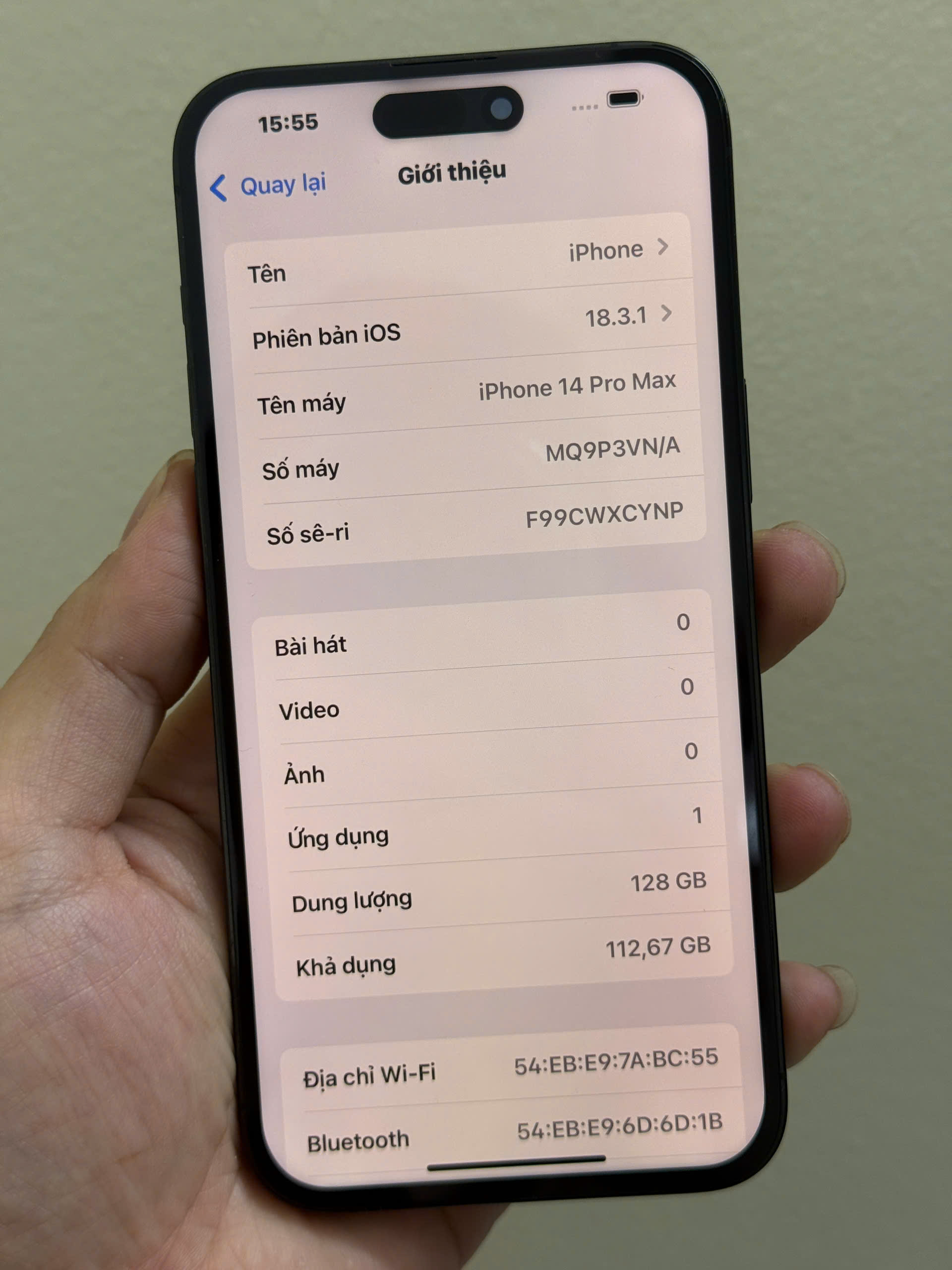 ĐIỆN THOẠI IPHONE 14PRM 128GB - Hình ảnh 3