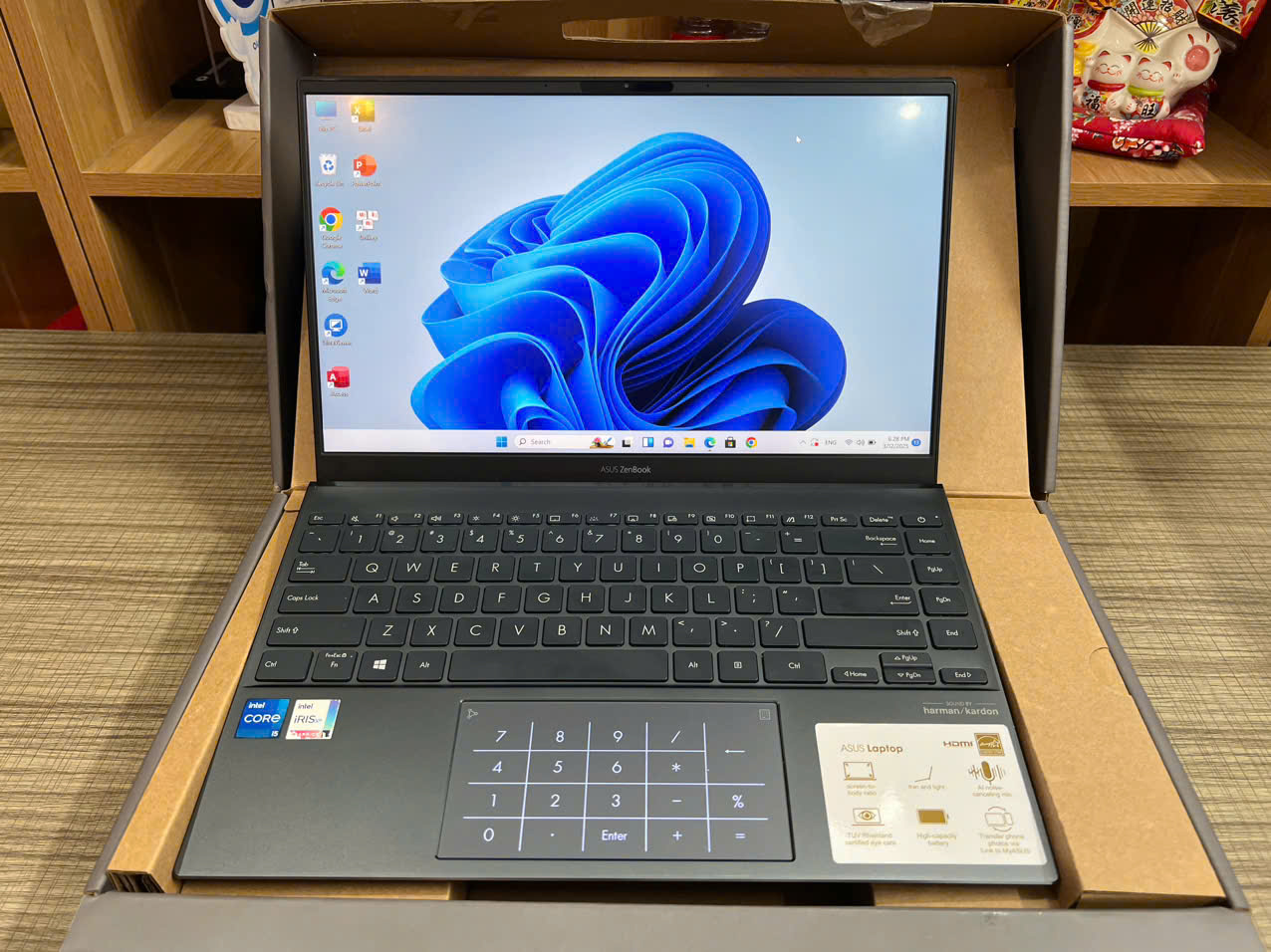 LAPTOP Asus Zenbook UX425EA zin tem hãng, máy đẹp keg - Hình ảnh 4