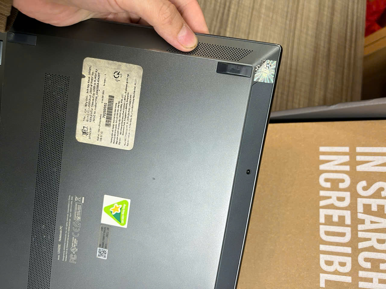 LAPTOP Asus Zenbook UX425EA zin tem hãng, máy đẹp keg - Hình ảnh 10