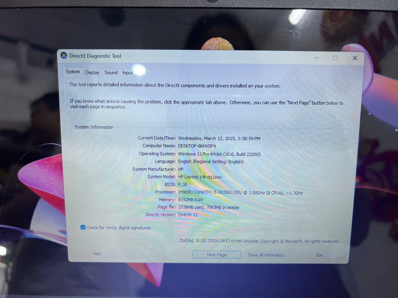 LAPTOP HP 14s-dq máy zin, hàng chính hãng - Hình ảnh 2