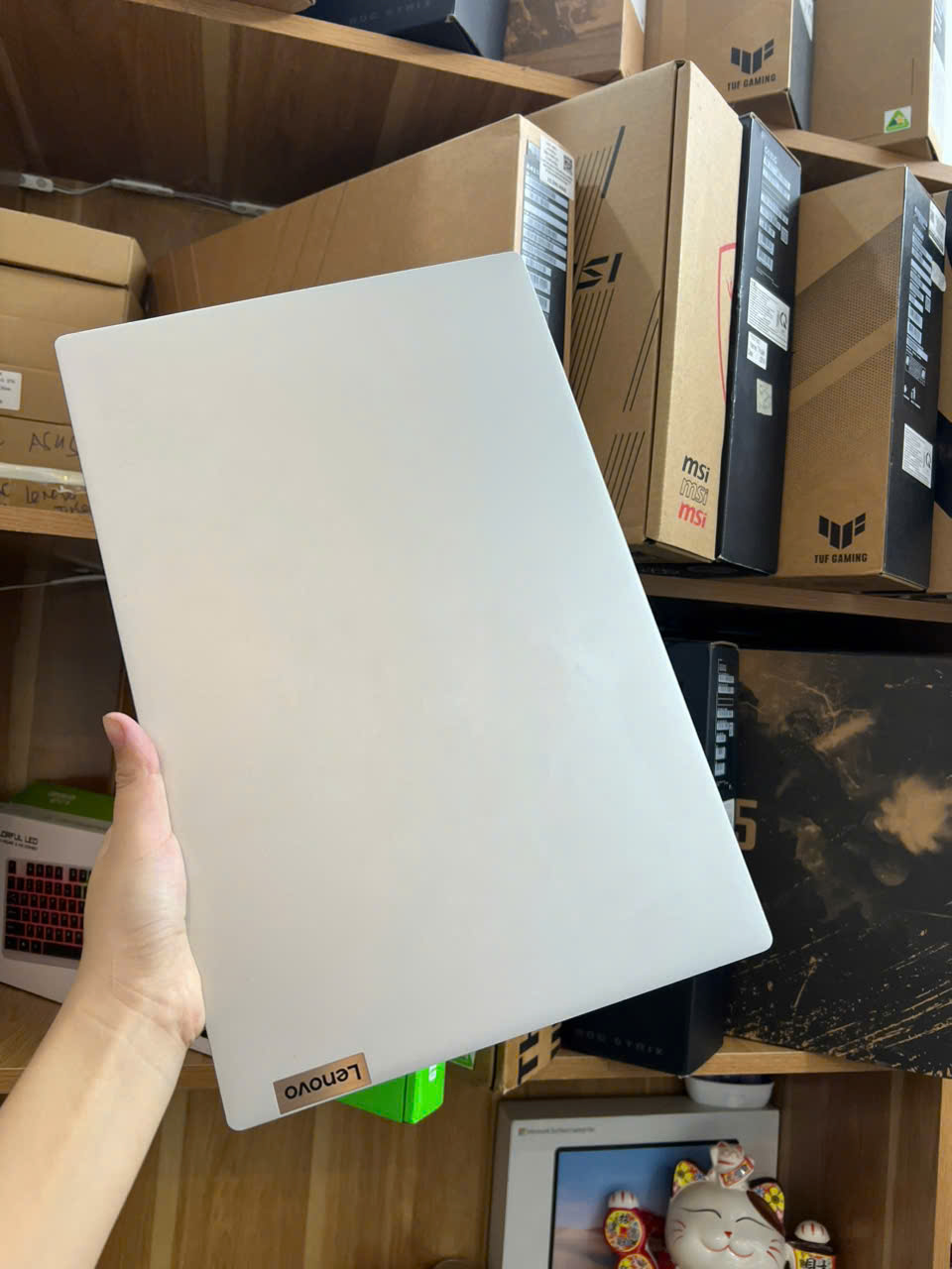 LAPTOP Lenovo ideaPad Slim5-15ITL hàng chính hãng vỏ nhôm bền bỉ dùng siêu thích có card rời hỗ trợ - Hình ảnh 8