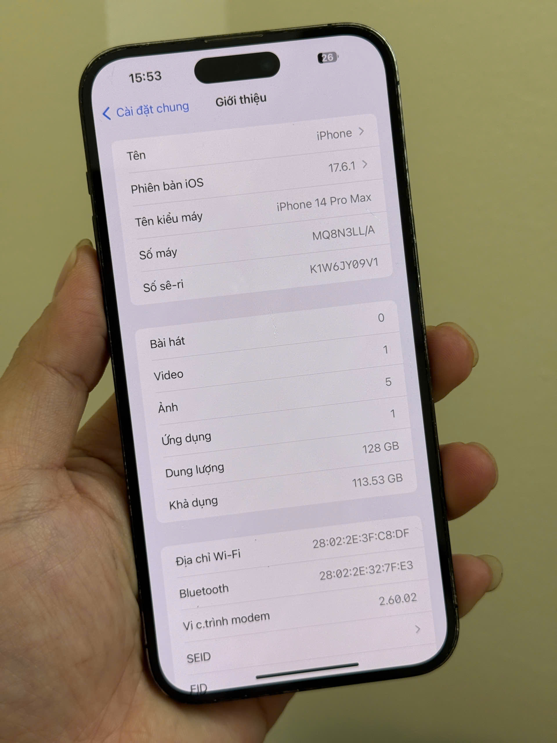 ĐIỆN THOẠI IPHONE 14PRM 128GB - Hình ảnh 5