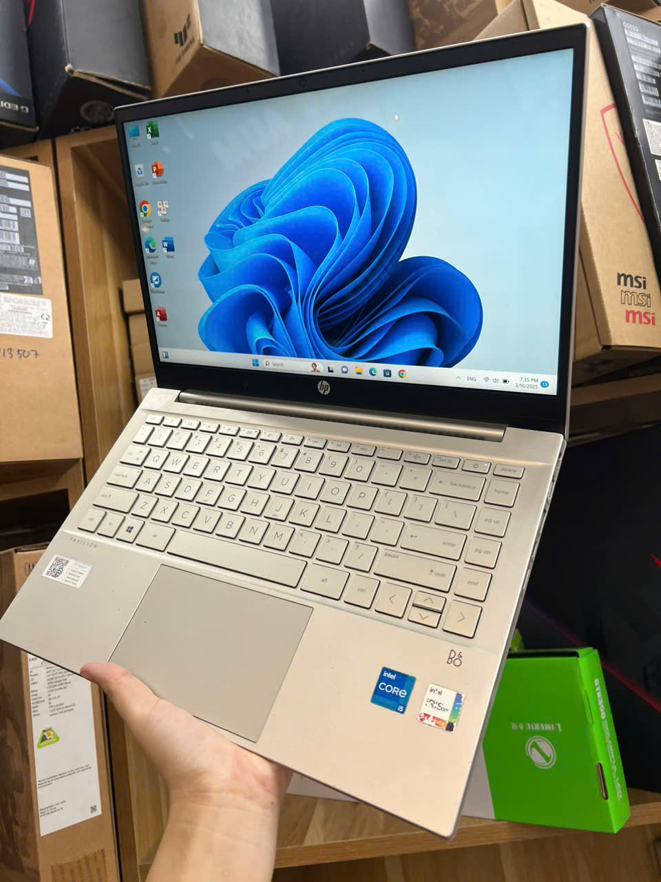 LAPTOP HP Pavilion 14dv vỏ nhôm nguyên khối, màn tráng gương đẹp lắm ạ - Hình ảnh 7