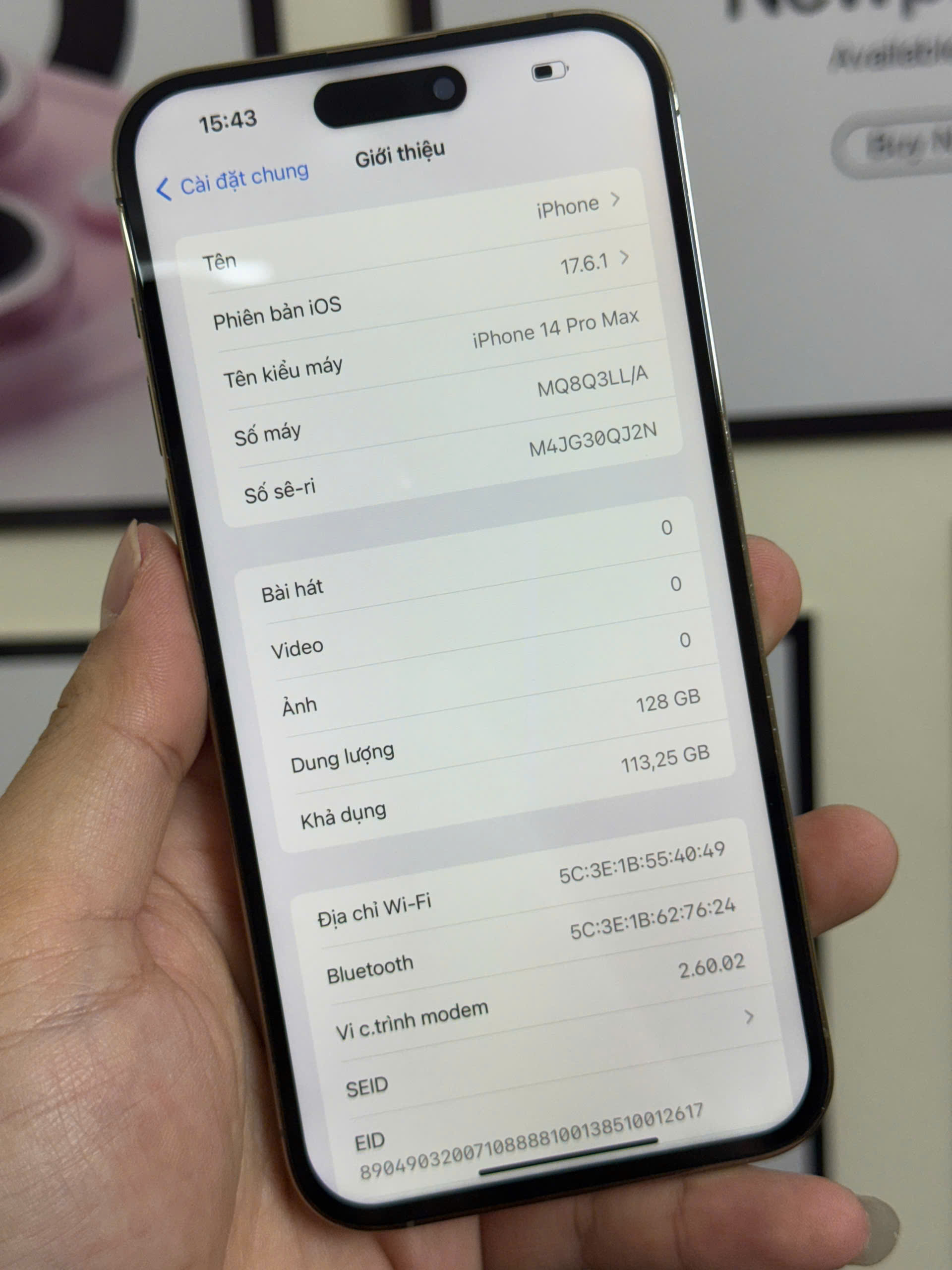 ĐIỆN THOẠI IPHONE 14 PRM 128GB - Hình ảnh 3