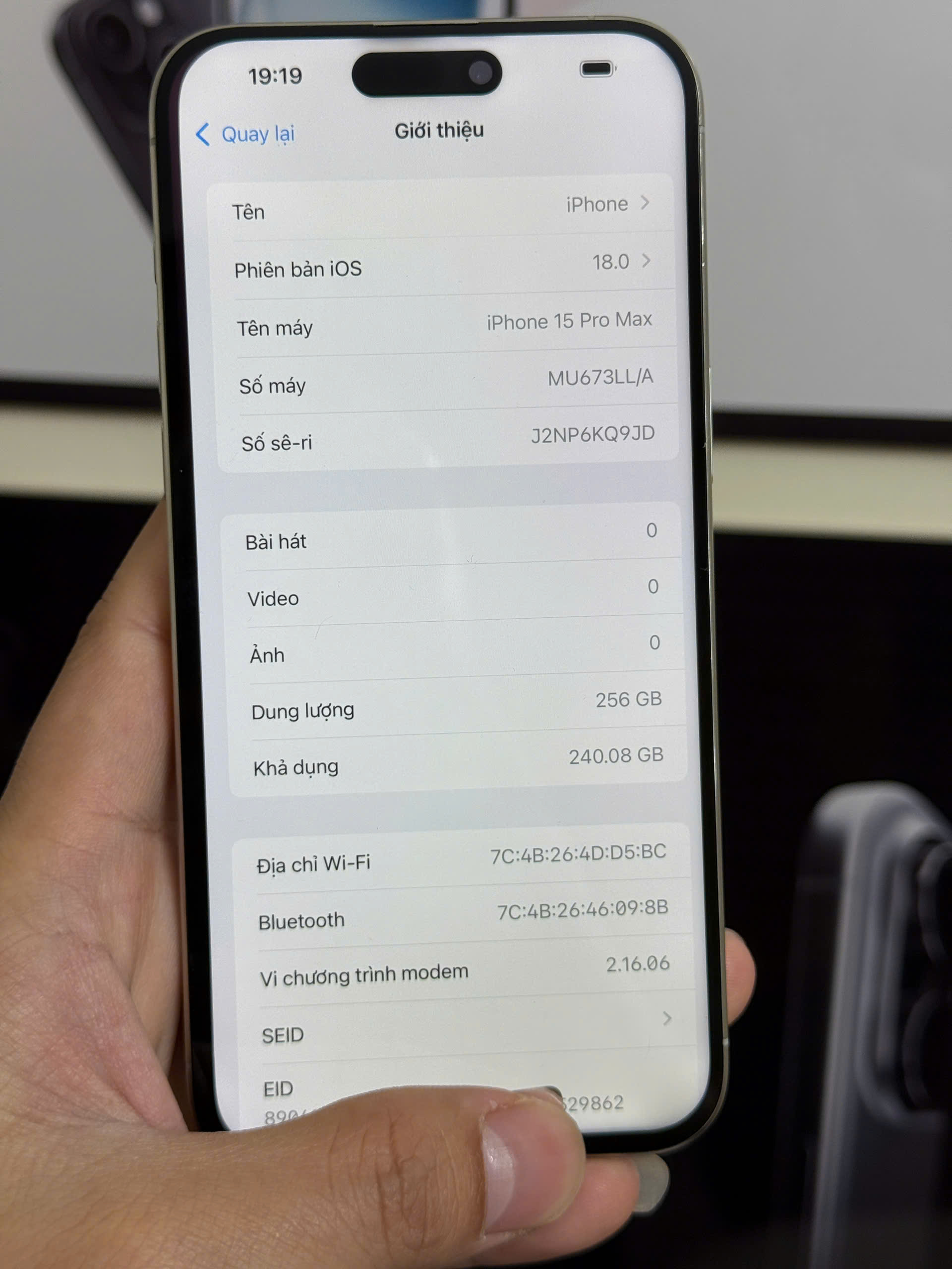 ĐIỆN THOẠI IPHONE 15PRM 256GB - Hình ảnh 2