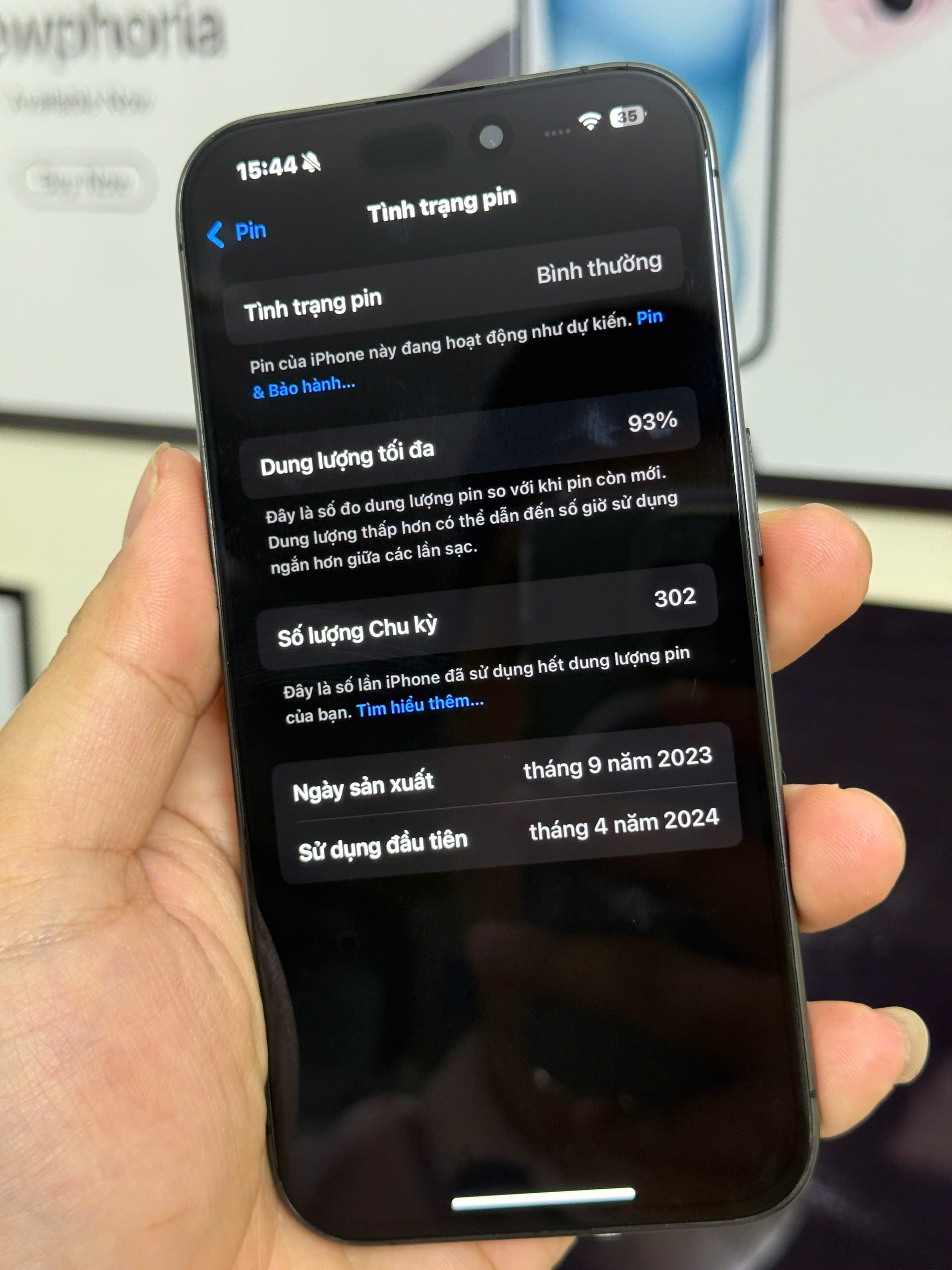 ĐIỆN THOẠI IPHONE 15PRO 128GB - Hình ảnh 4