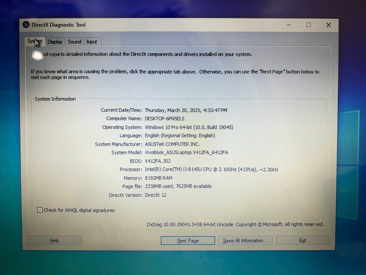 LAPTOP asus vivobook X412 - Hình ảnh 3