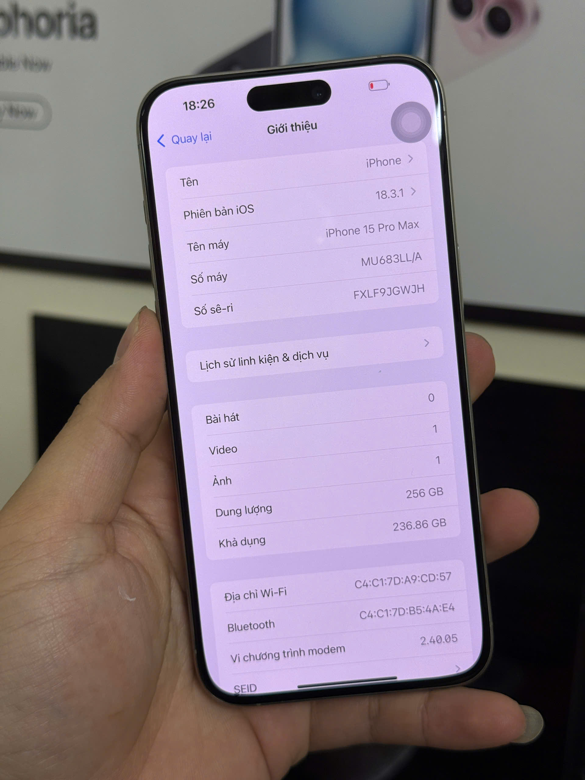 ĐIỆN THOẠI IPHONE 15PRM 128GB - Hình ảnh 4