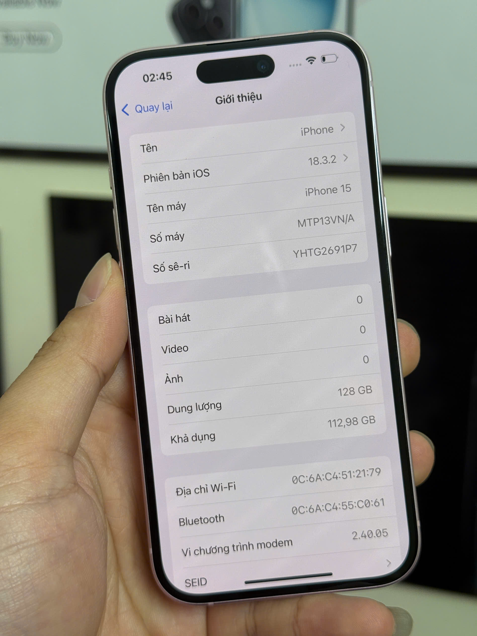 điện thoại iphone 15 128gb - Hình ảnh 6