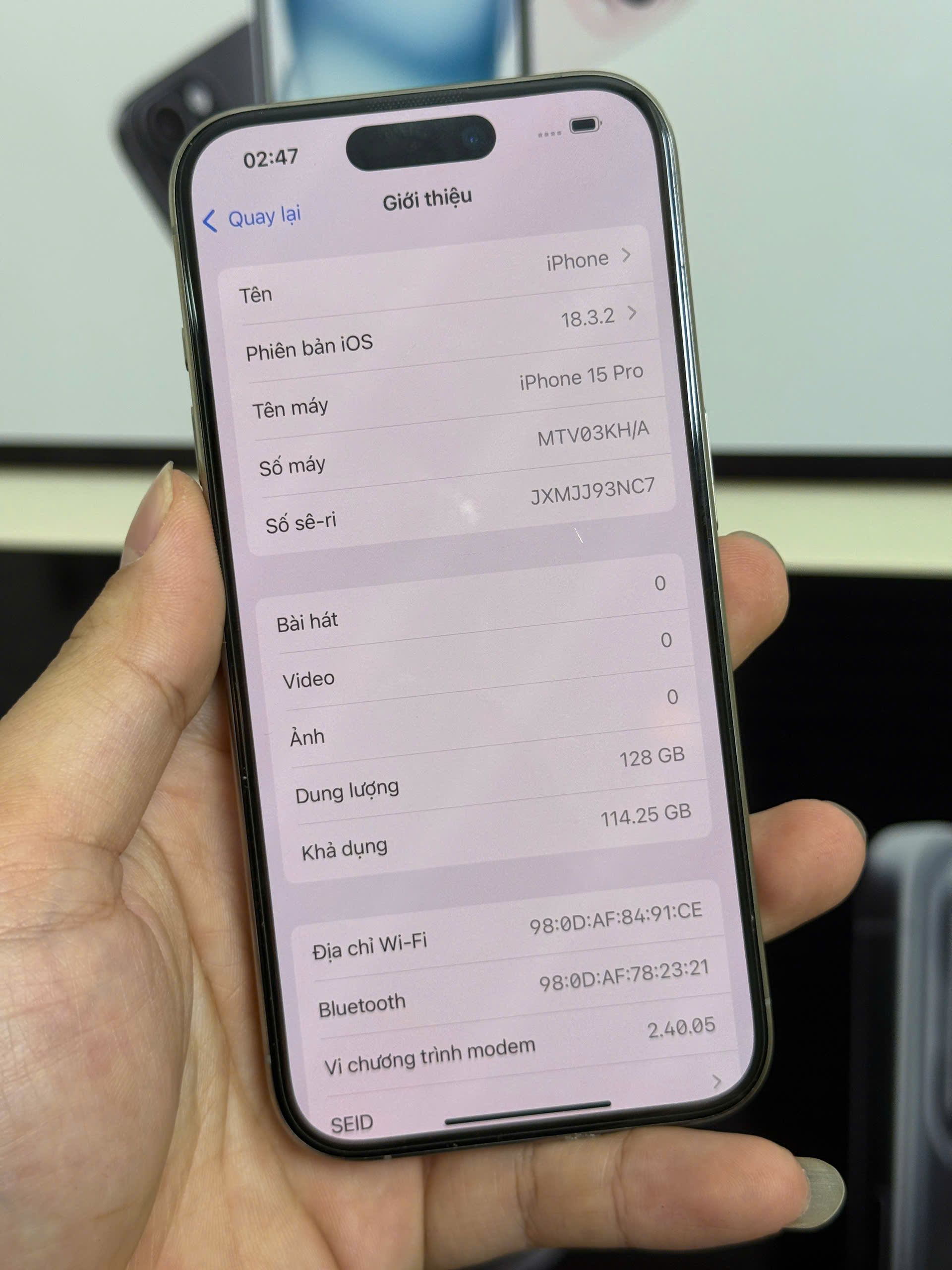 điện thoại iphone 15pro 128gb - Hình ảnh 6