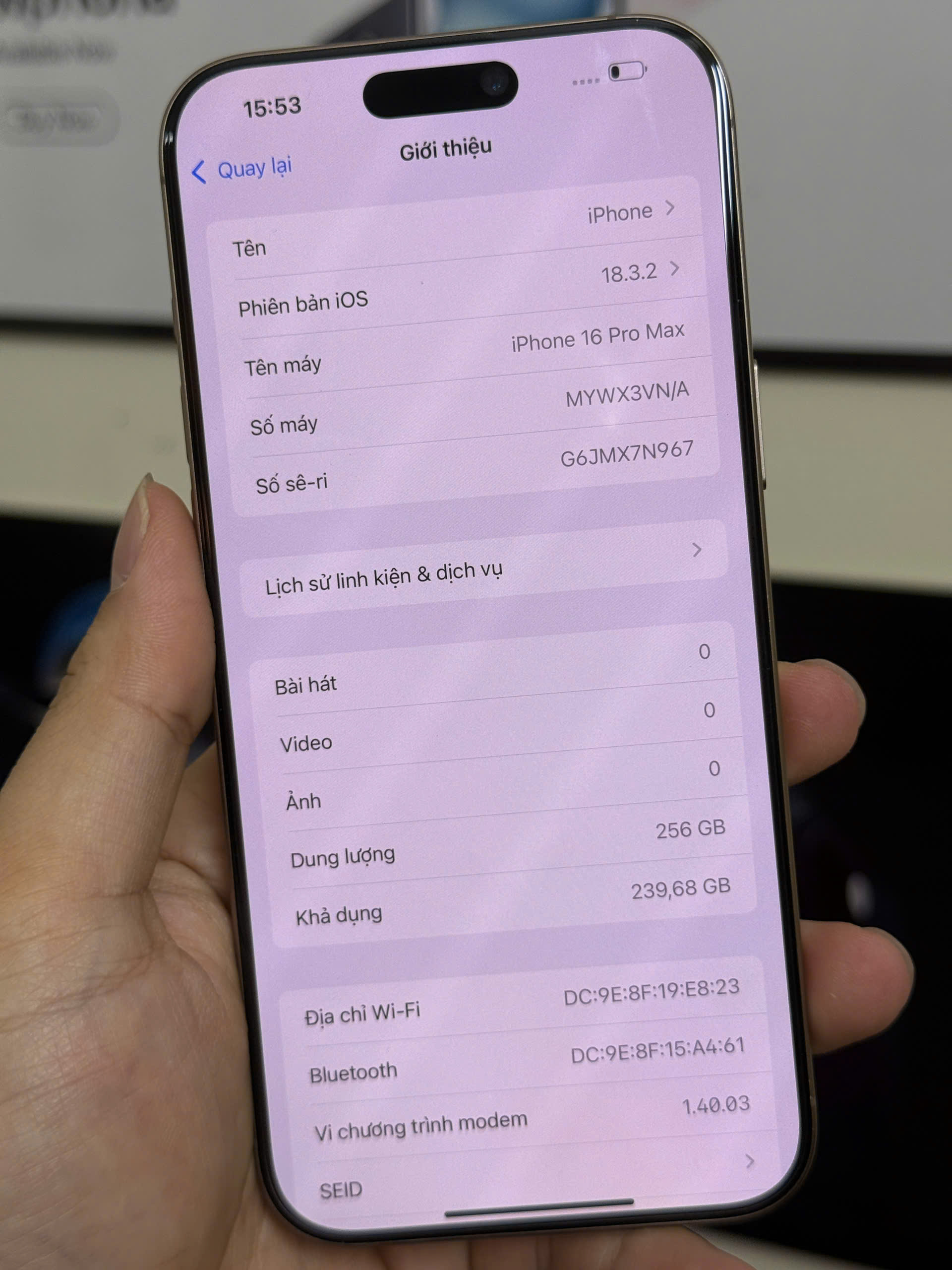 điện thoại iphone 16prm 256gb - Hình ảnh 6