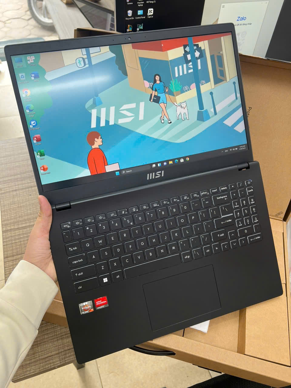 MSI Modern 15 máy đẹp zin tem hãng - Hình ảnh 6