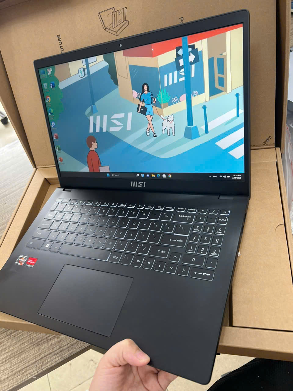 MSI Modern 15 máy đẹp zin tem hãng - Hình ảnh 12