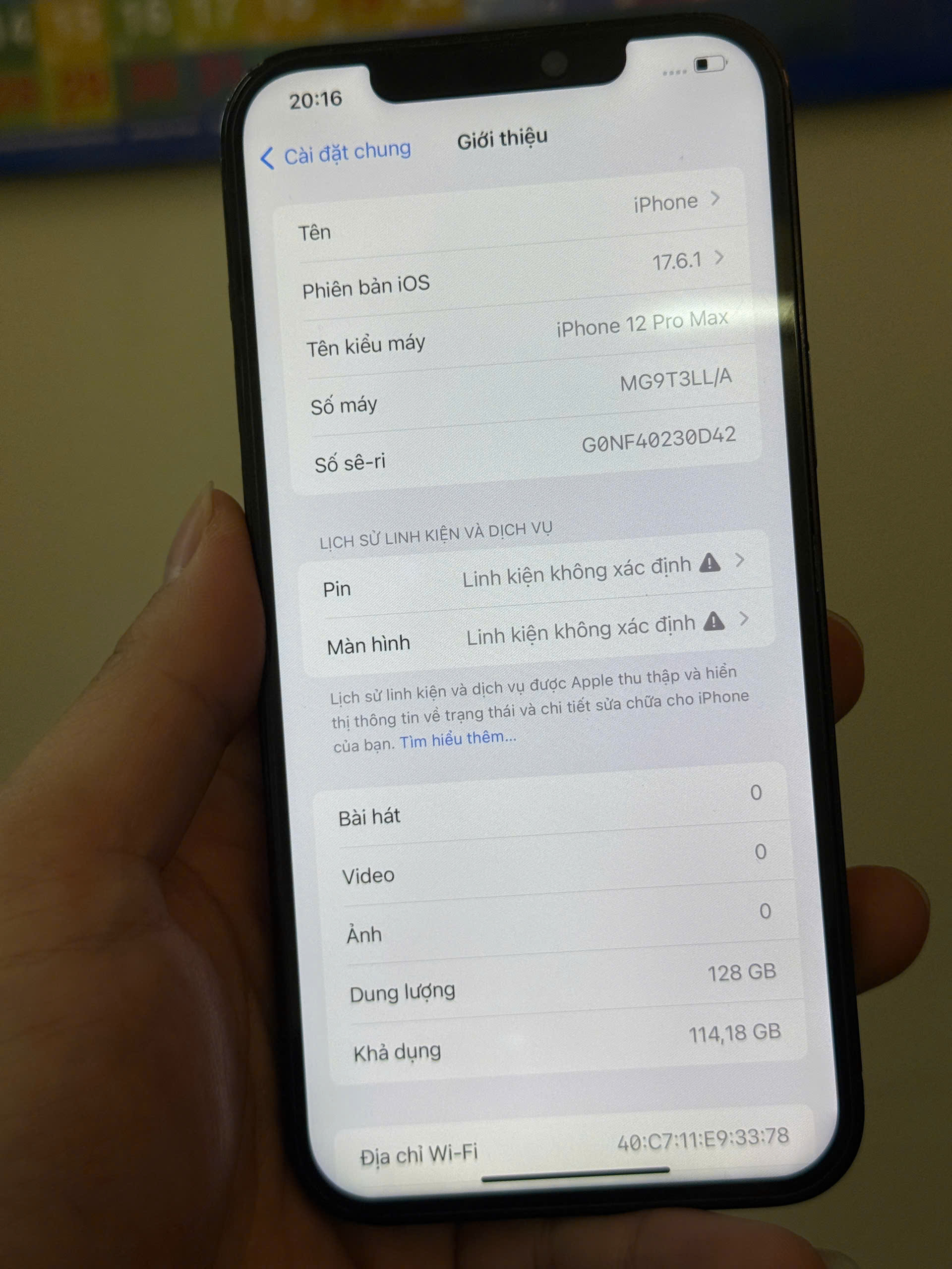 điện thoại iphone 12prm 128gb - Hình ảnh 3