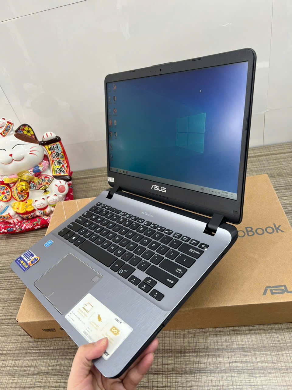 Asus Vivobook X407 zin 100%, mỏng nhẹ màn full viền thời trang - Hình ảnh 10
