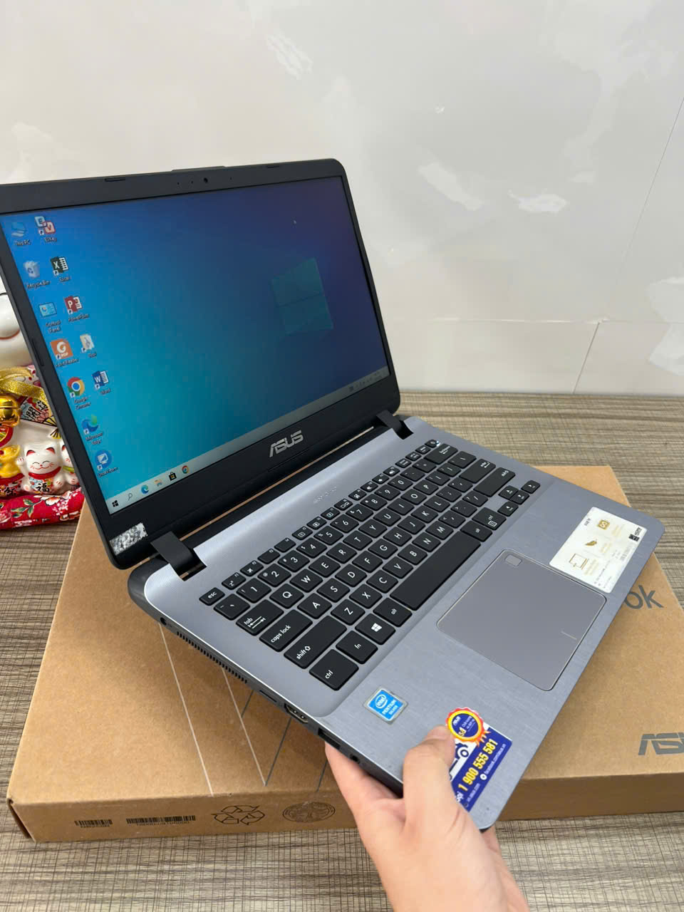 Asus Vivobook X407 zin 100%, mỏng nhẹ màn full viền thời trang - Hình ảnh 9