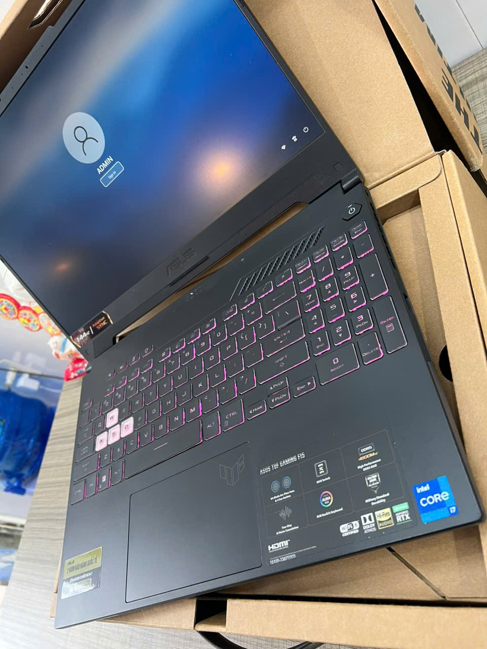 Asus TUF Gaming Fx507ZC Hàng chính hãng hiệu năng quá ngon - Hình ảnh 2