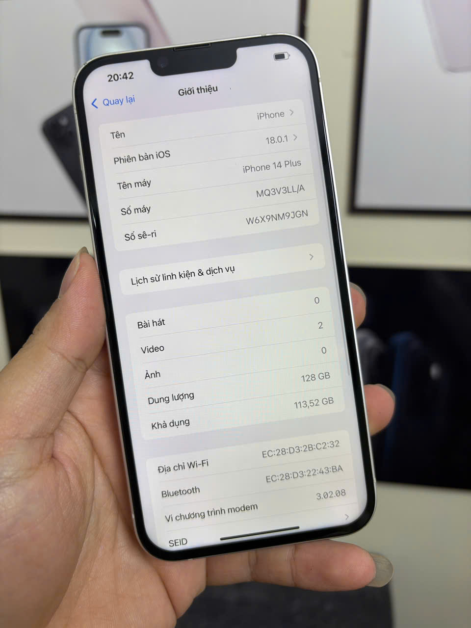 điện thoại iphone 14 plus 128gb - Hình ảnh 4