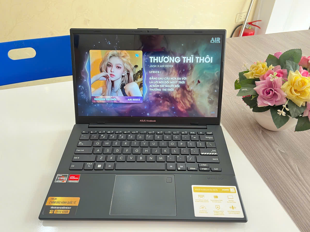 Asus vivobook go E1404FA còn bh hãng 7/5/2025 - Hình ảnh 2