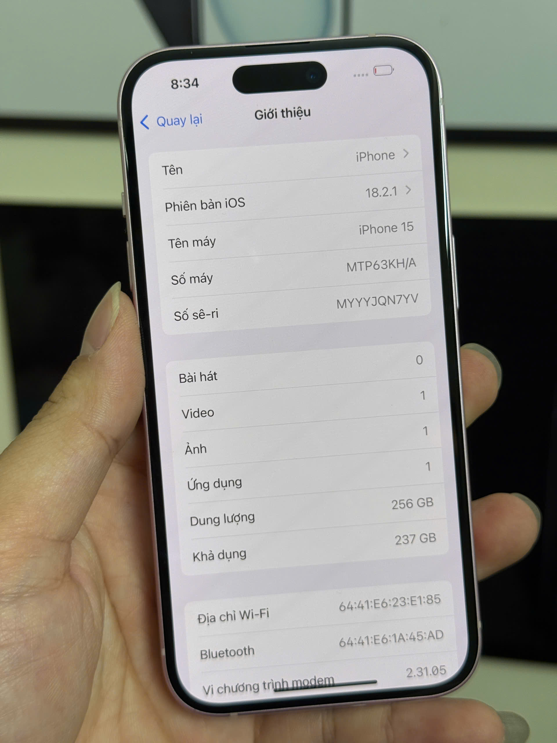 điện thoại iphone 15 256gb - Hình ảnh 5