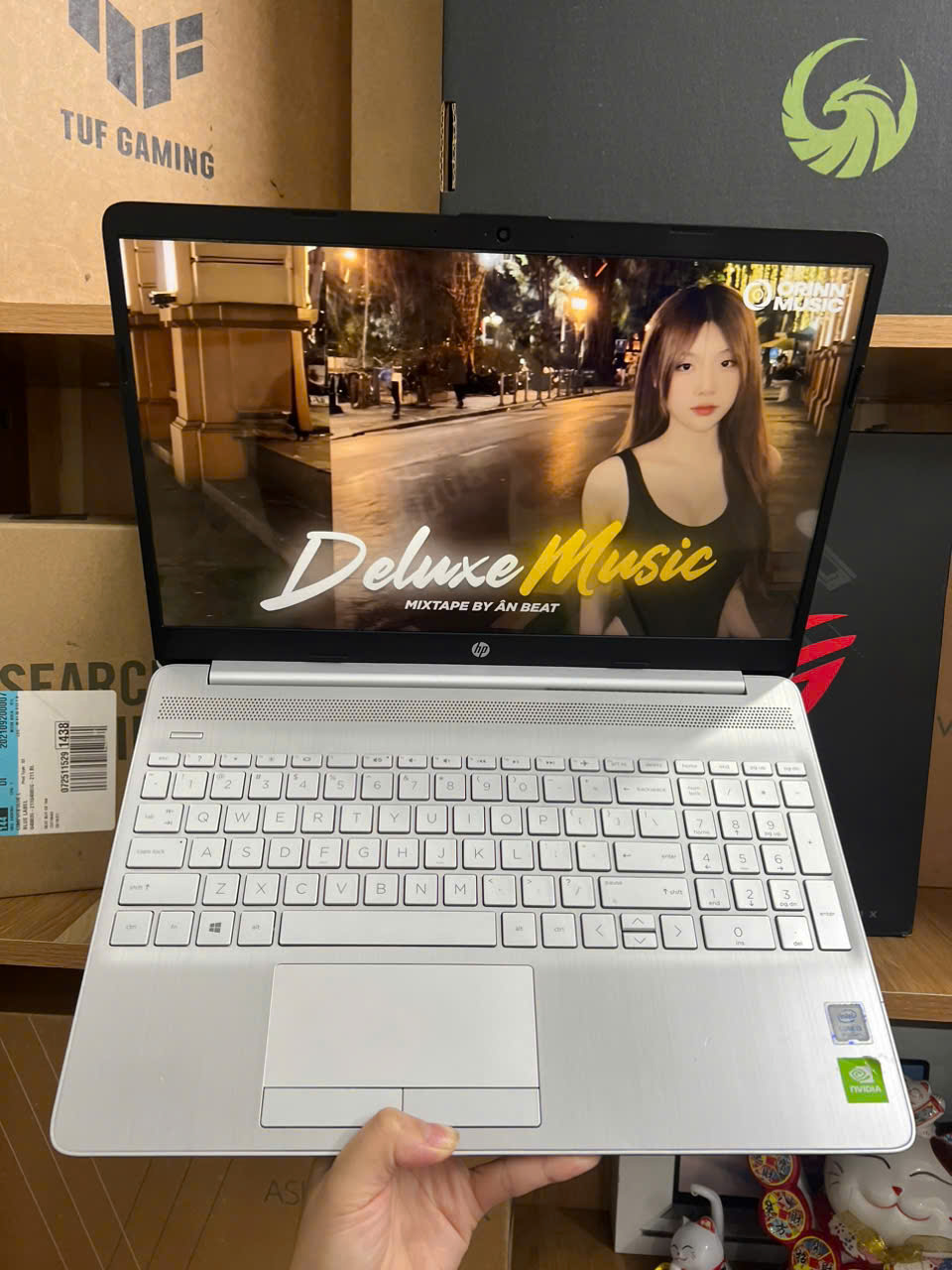 laptop HP 15s-du máy đẹp thời trang card rời chiến game - Hình ảnh 2