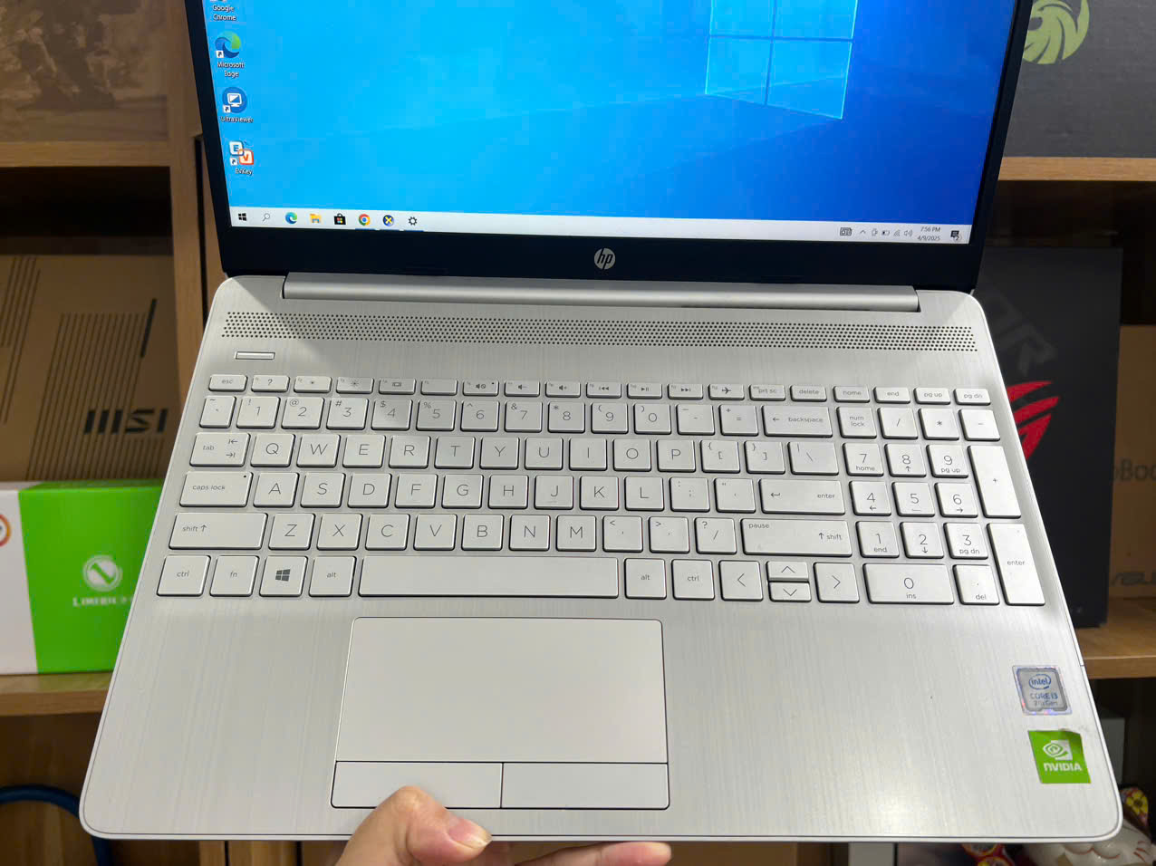 laptop HP 15s-du máy đẹp thời trang card rời chiến game - Hình ảnh 9