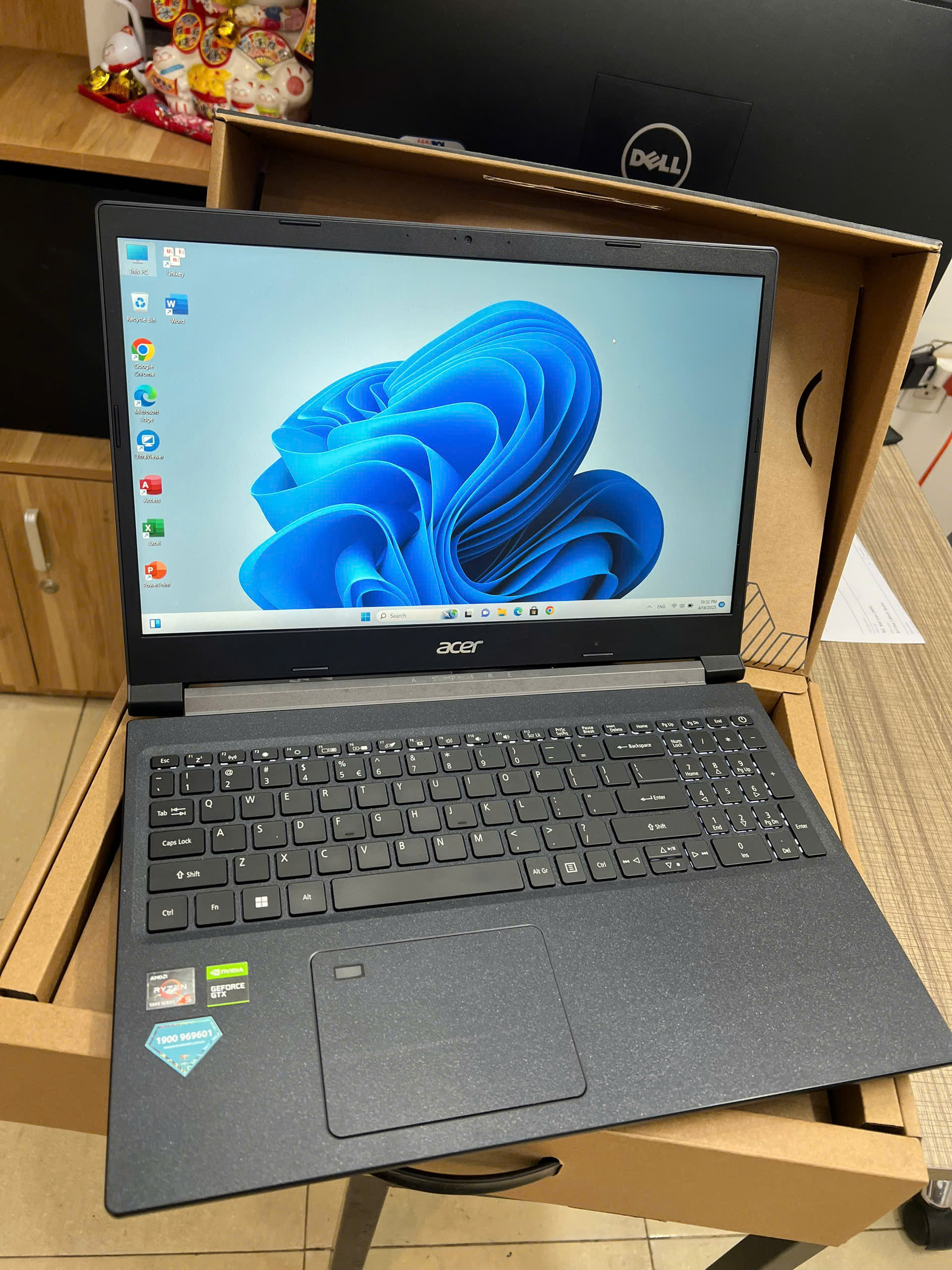laptop Acer Aspire A715-43G gaming giá tốt cấu hình ngon card RTX 3050 - Hình ảnh 4