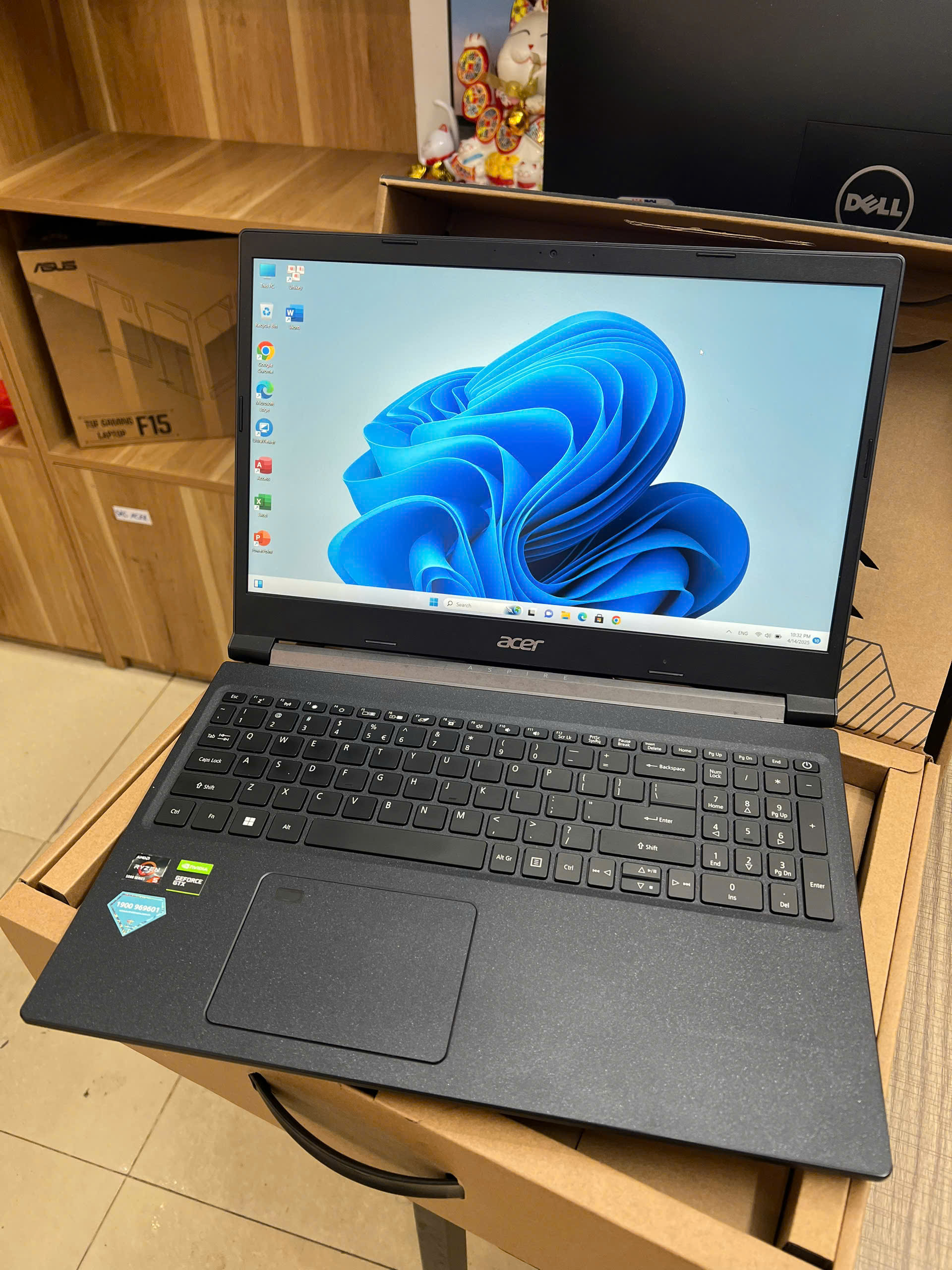 laptop Acer Aspire A715-43G gaming giá tốt cấu hình ngon card RTX 3050 - Hình ảnh 11
