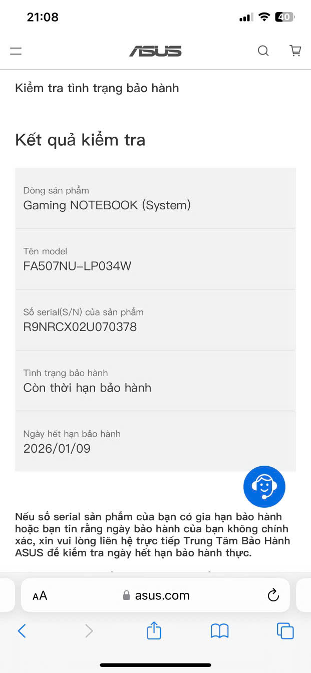 ASUS TUF Gamming FA507NU Còn bảo hành chính hãng tới 09/01/2026 - Hình ảnh 16