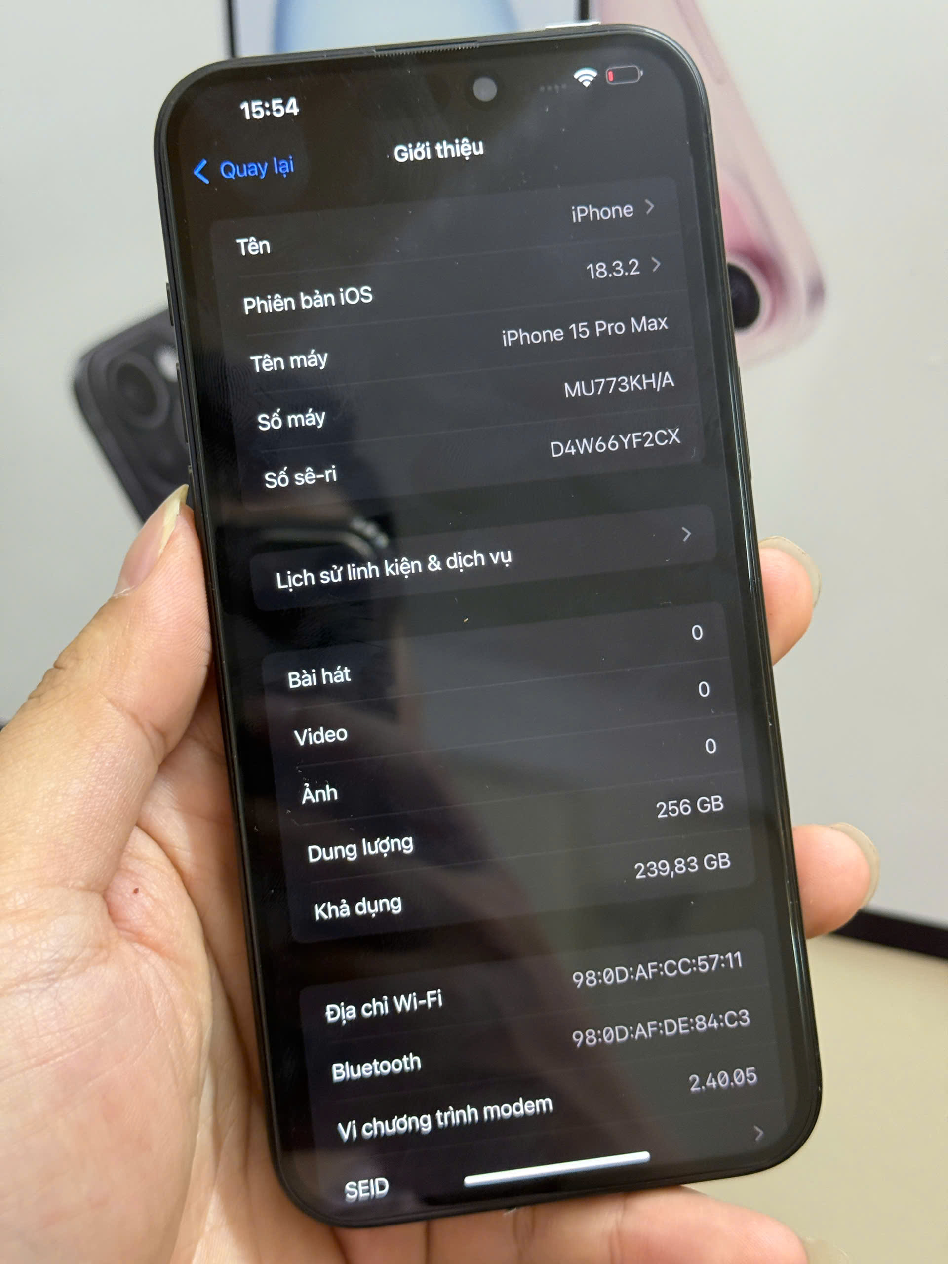 điện thoại iphone 15 prm 256gb - Hình ảnh 2