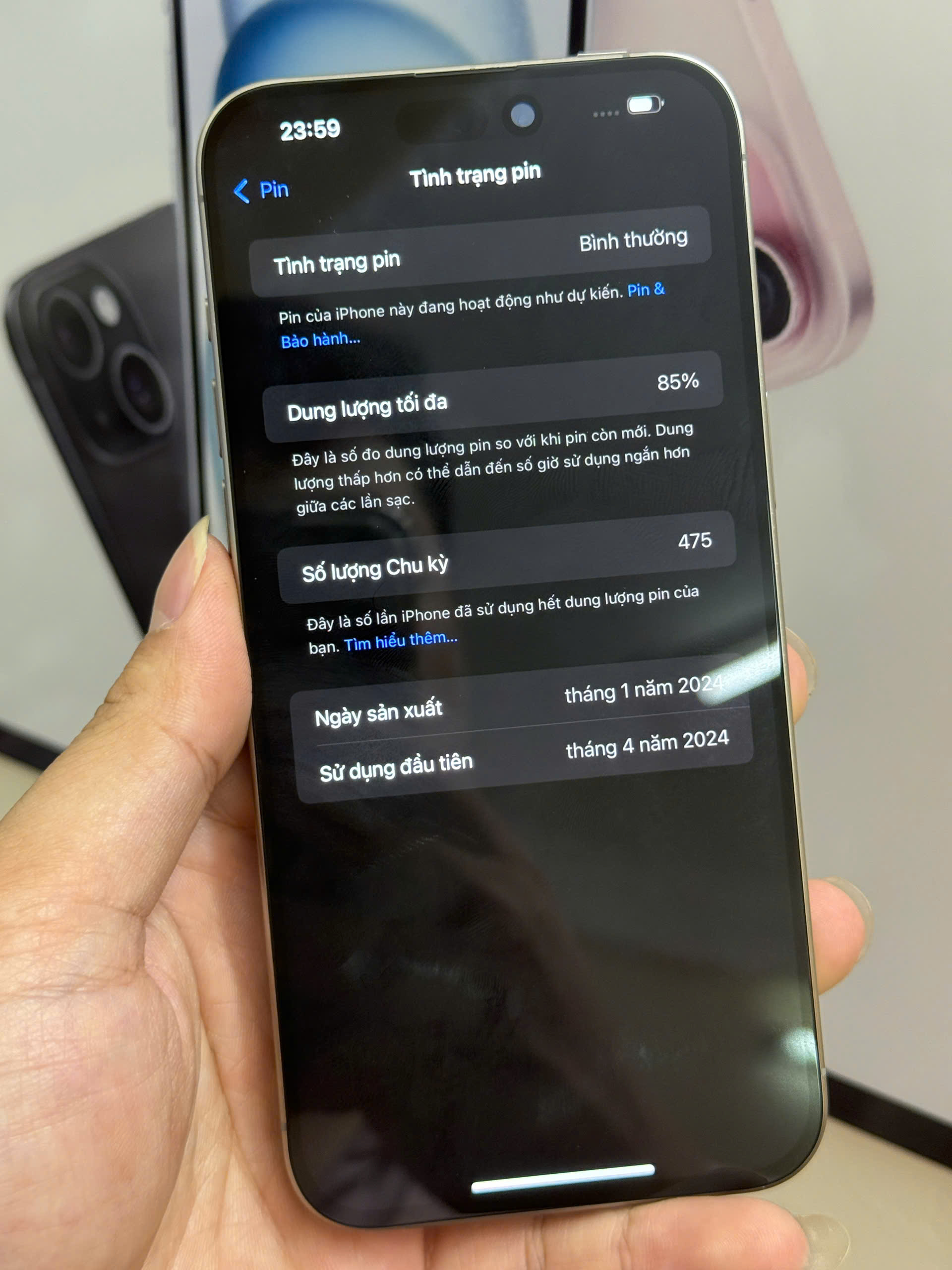 điện thoại iphone 15prm 256gb - Hình ảnh 6