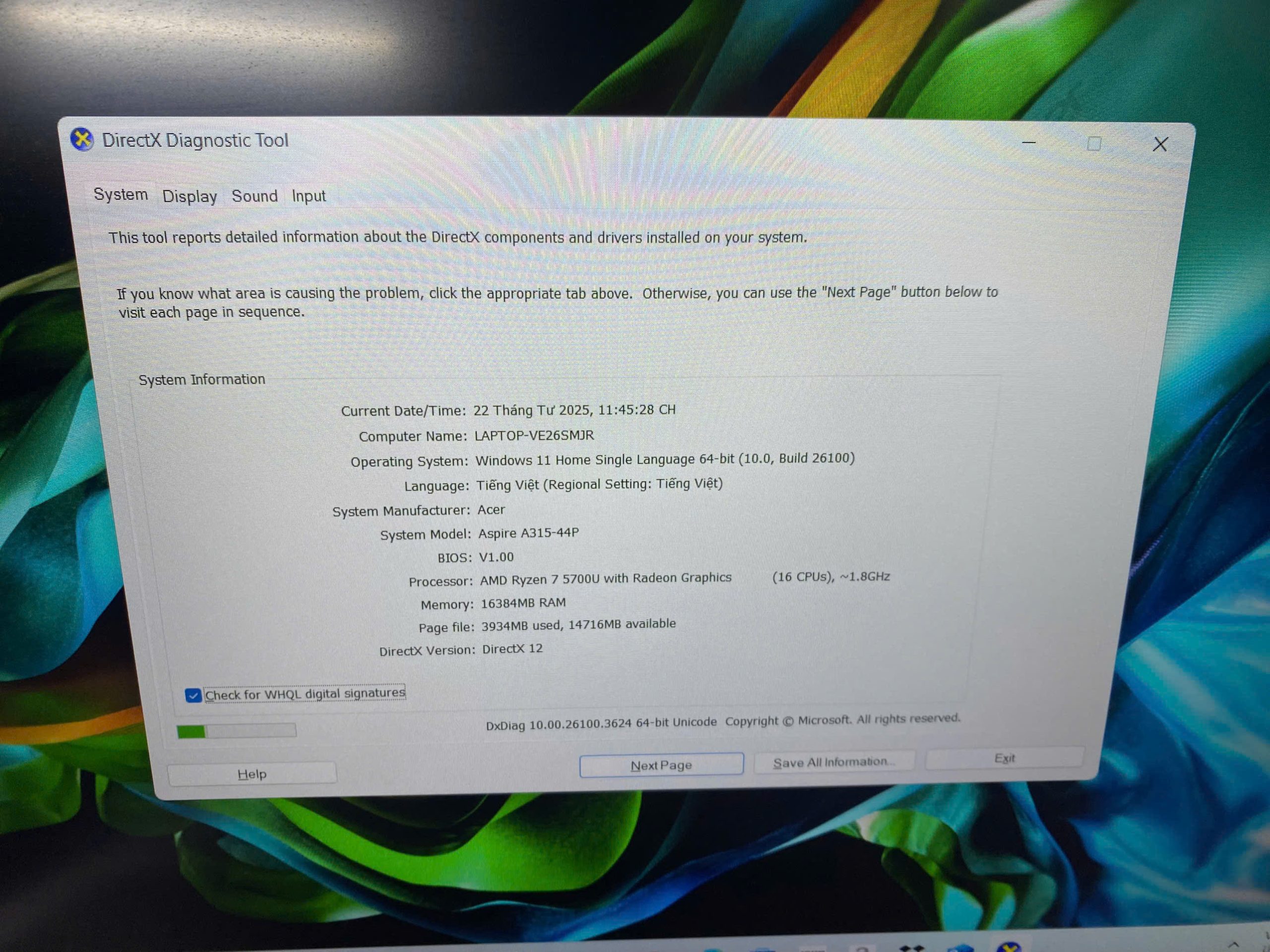 Acer Aspire A315 đời mới đẹp keg,hàng chính hãng còn bảo hành dài tới 18/08/2026 - Hình ảnh 3