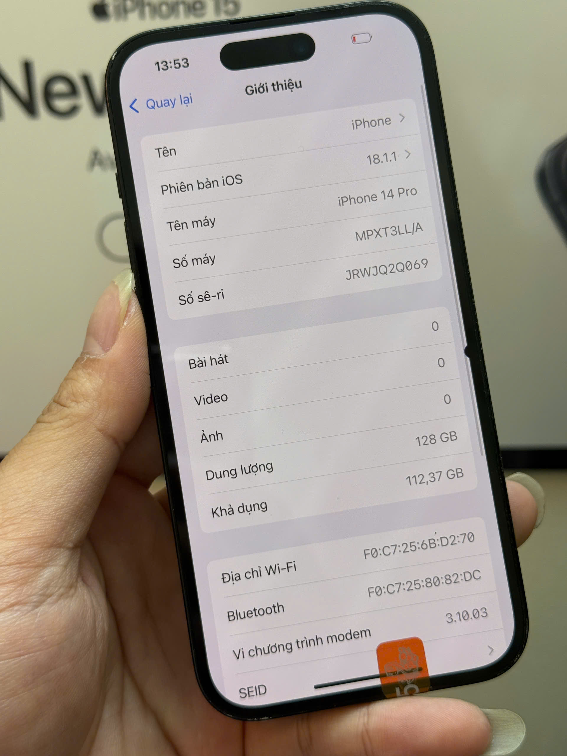 điện thoại iphone 14 pro 128gb - Hình ảnh 4