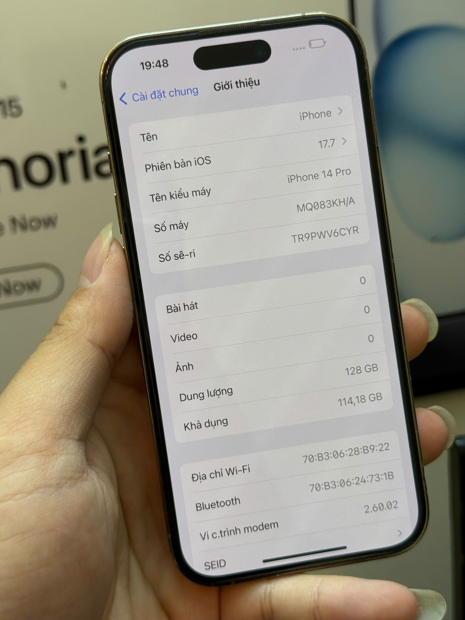 điện thoại iphone 14 pro 128gb - Hình ảnh 3