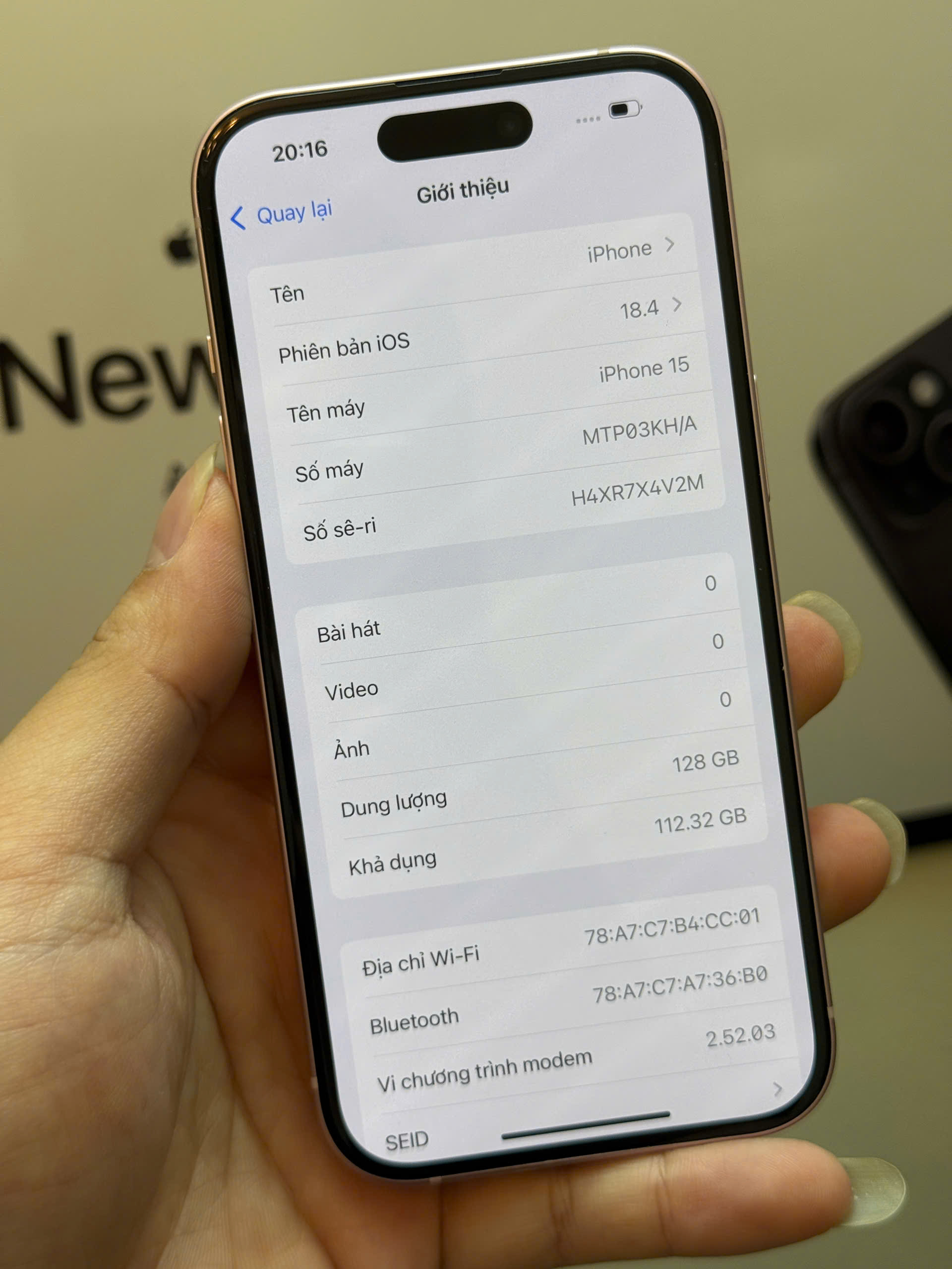 điện thoại iphone 15 128gb - Hình ảnh 2