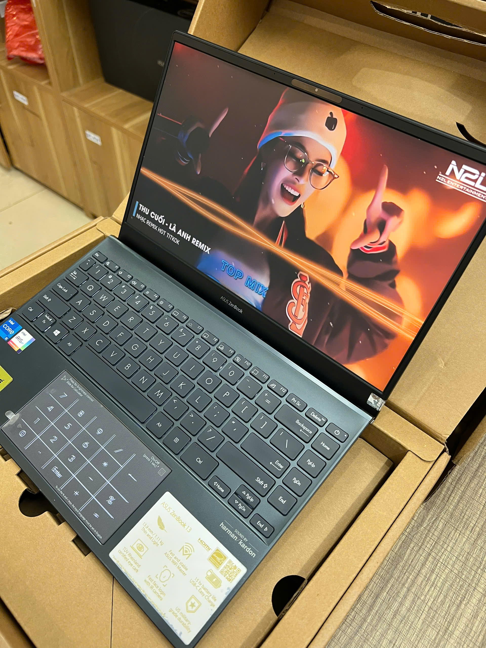 Asus Zenbook UX325EA mỏng nhẹ siêu đẹp vỏ nhôm hàng hãng - Hình ảnh 5
