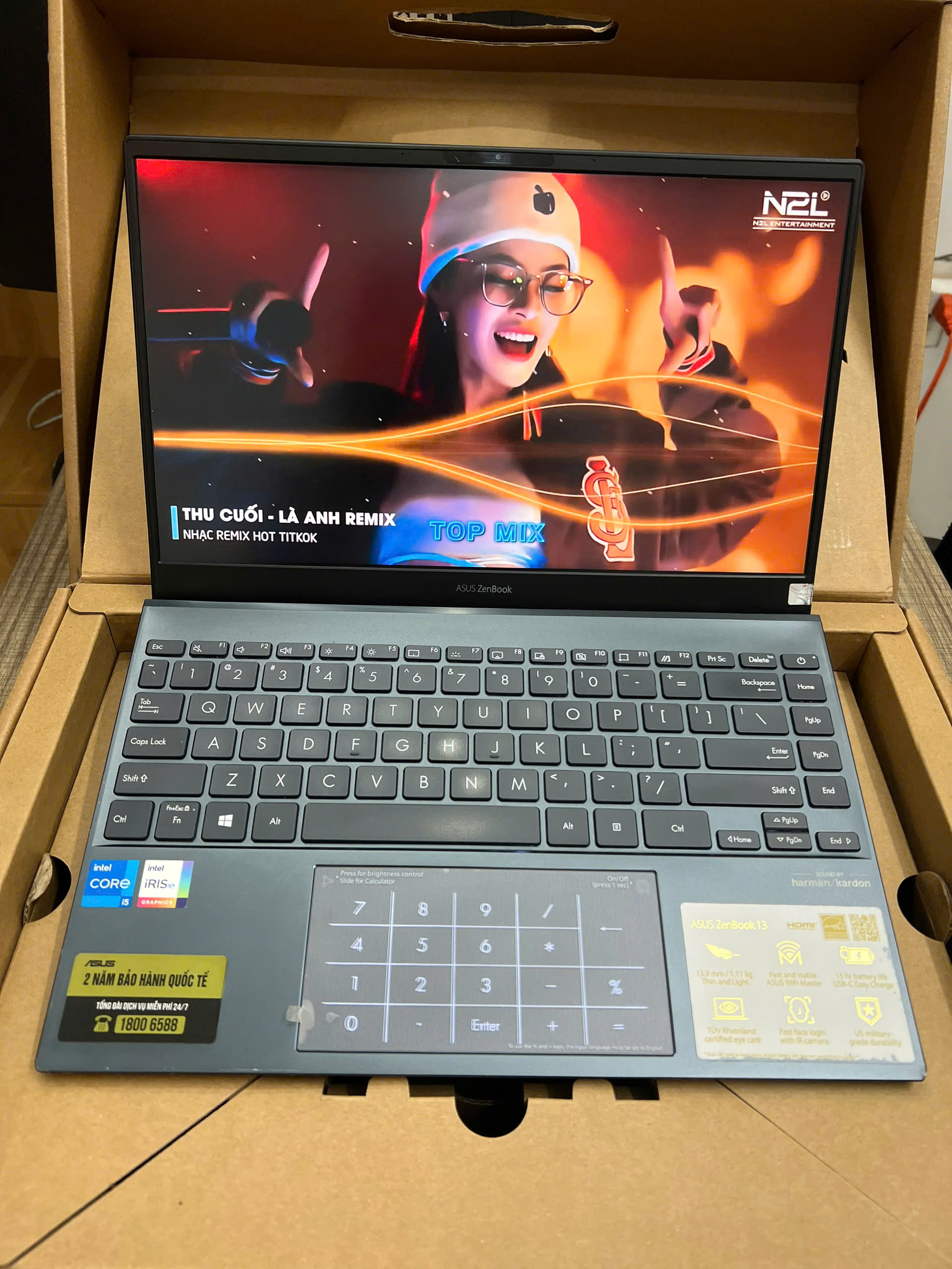 Asus Zenbook UX325EA mỏng nhẹ siêu đẹp vỏ nhôm hàng hãng - Hình ảnh 10